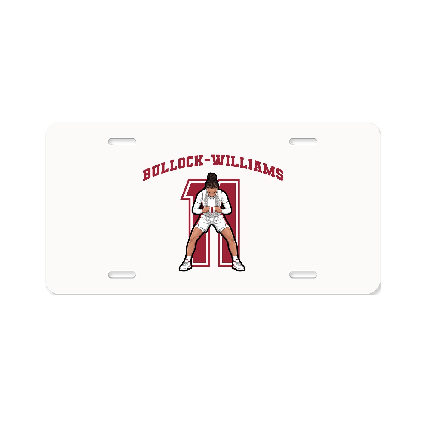 License Plate — Number in Classic