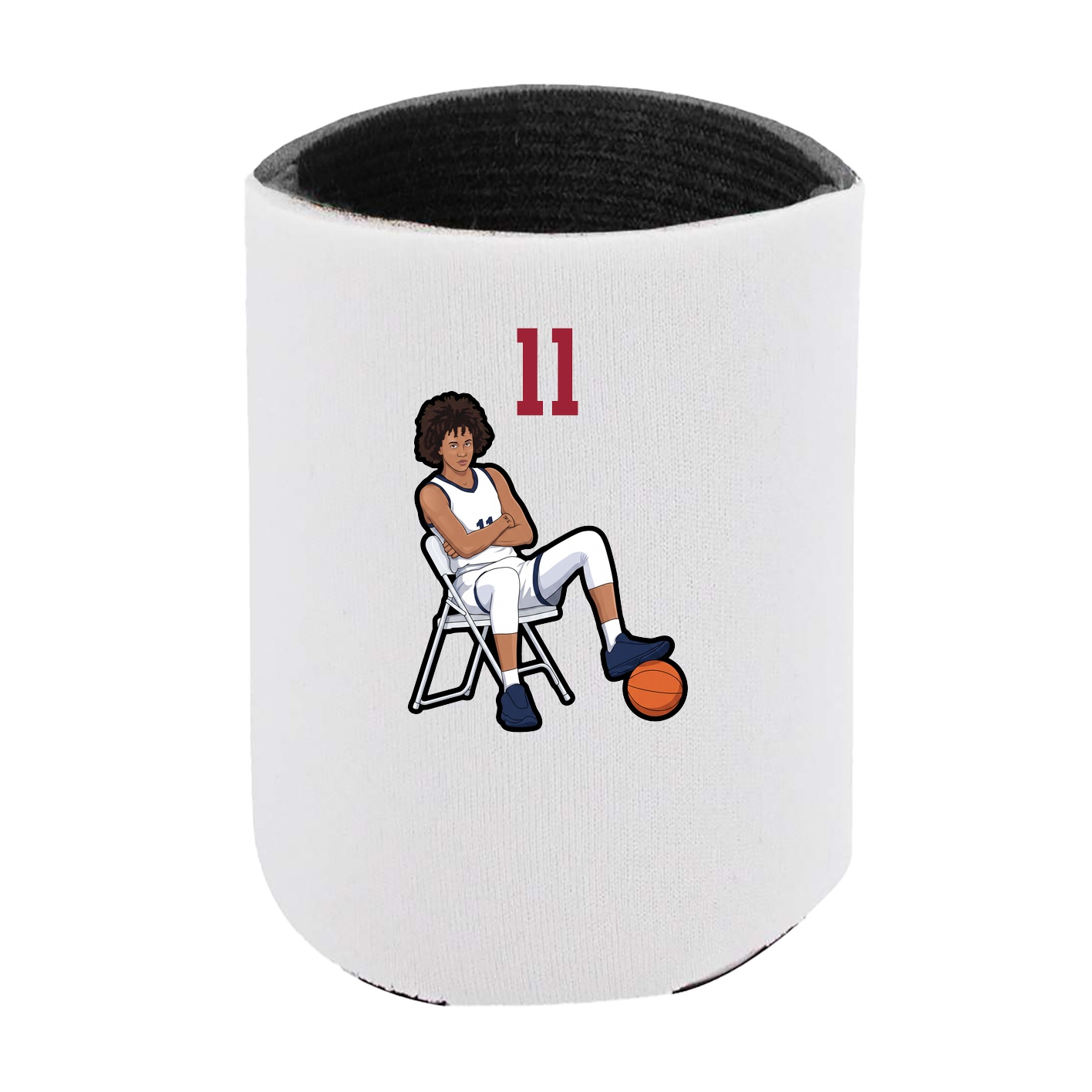 Can Holder — Number Top in White