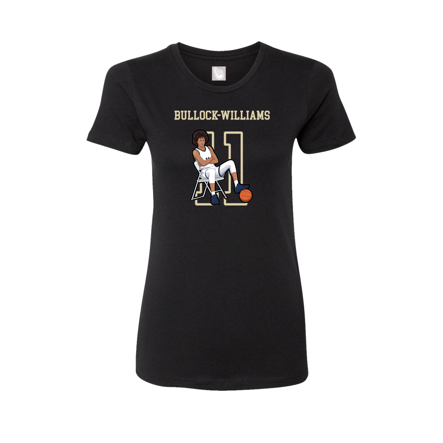 Fitted Women's Tee — Shirsey in Black