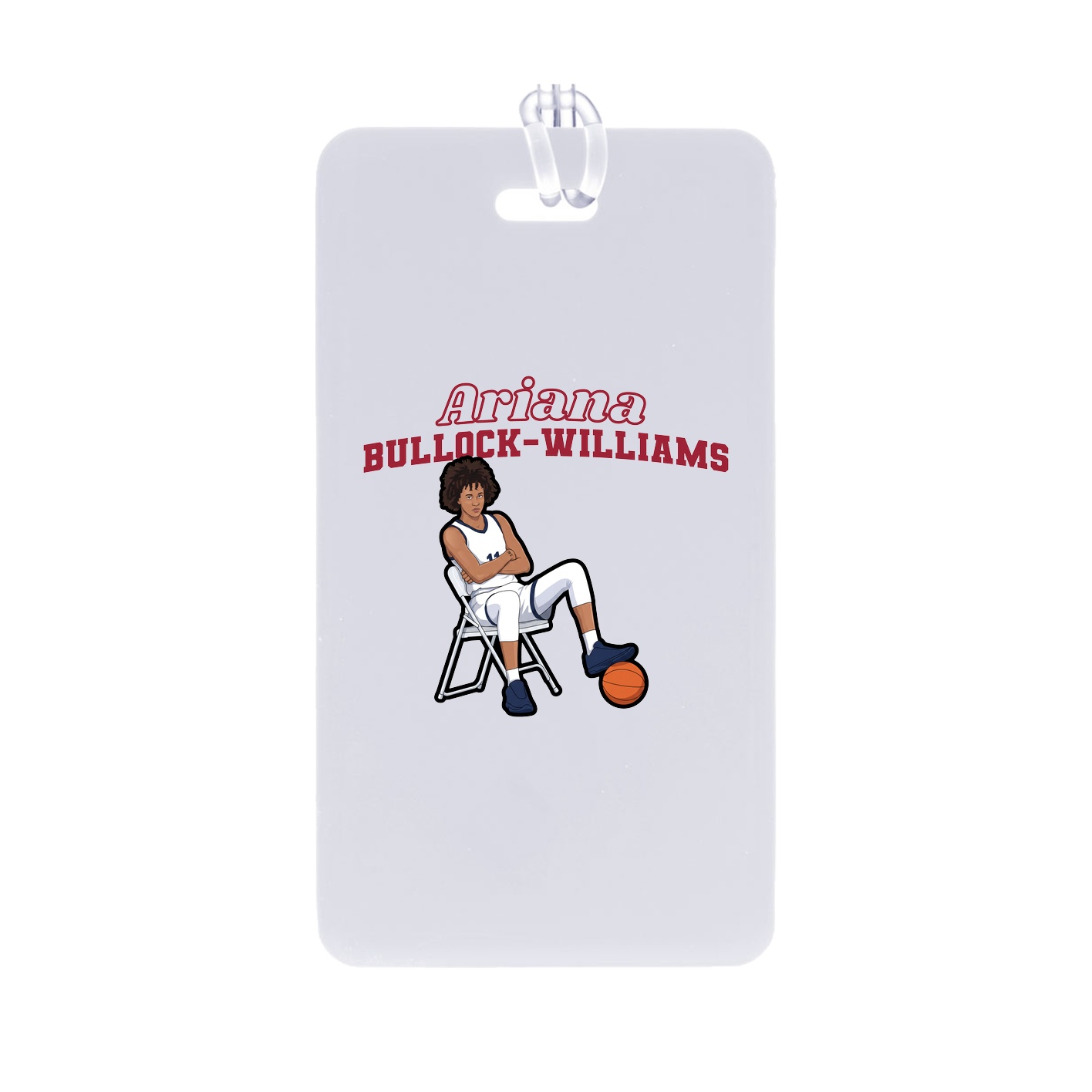 Bag Tag — Name Arch in Classic