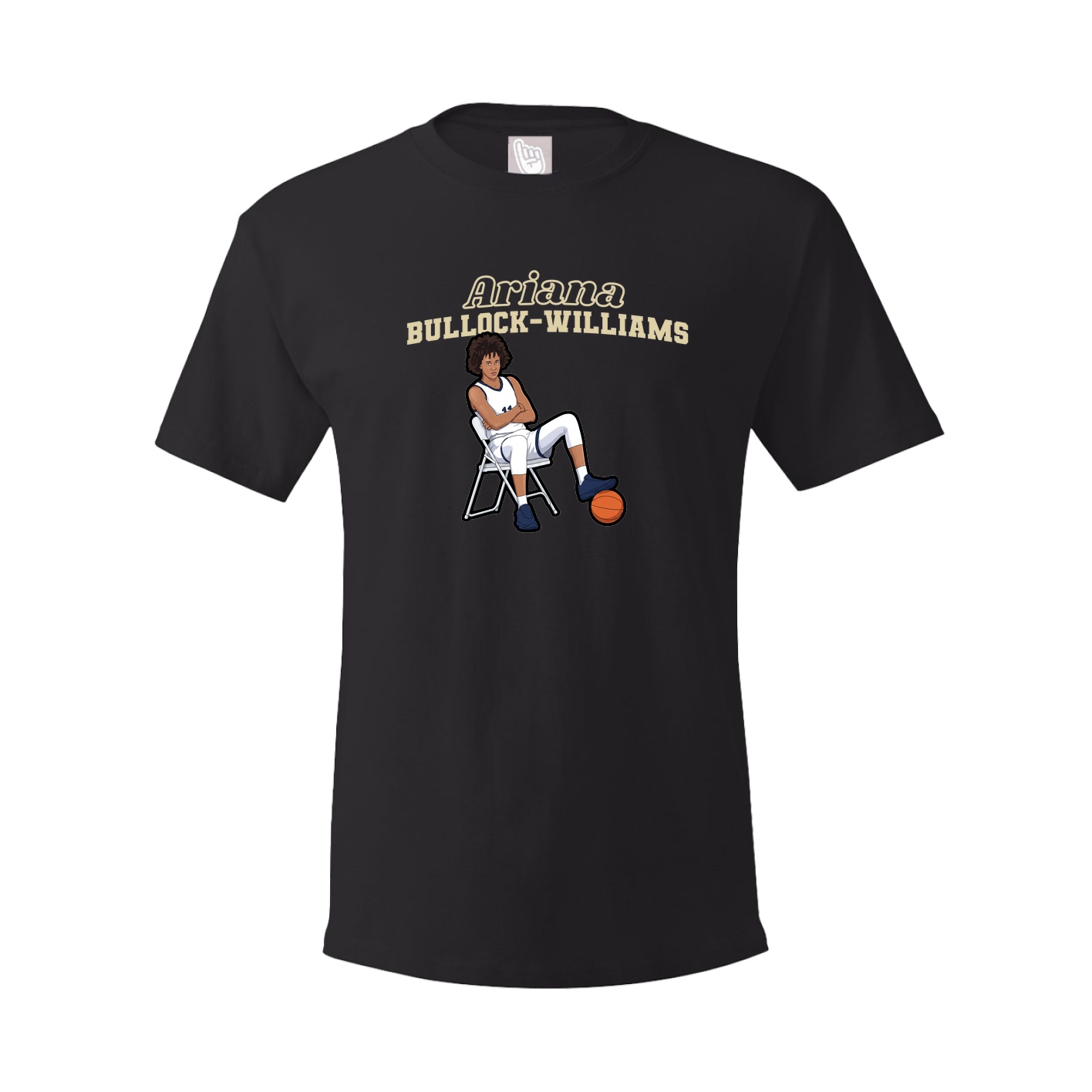 Youth Tee — Name Arch in Black