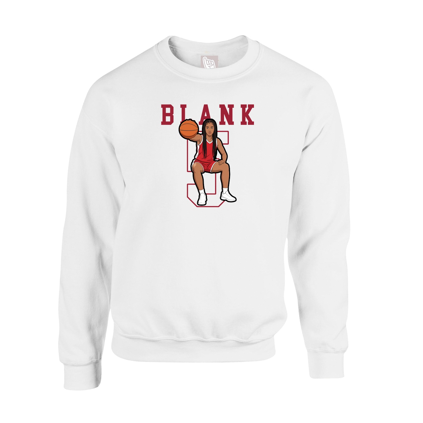 Fleece Crew — Shirsey in White