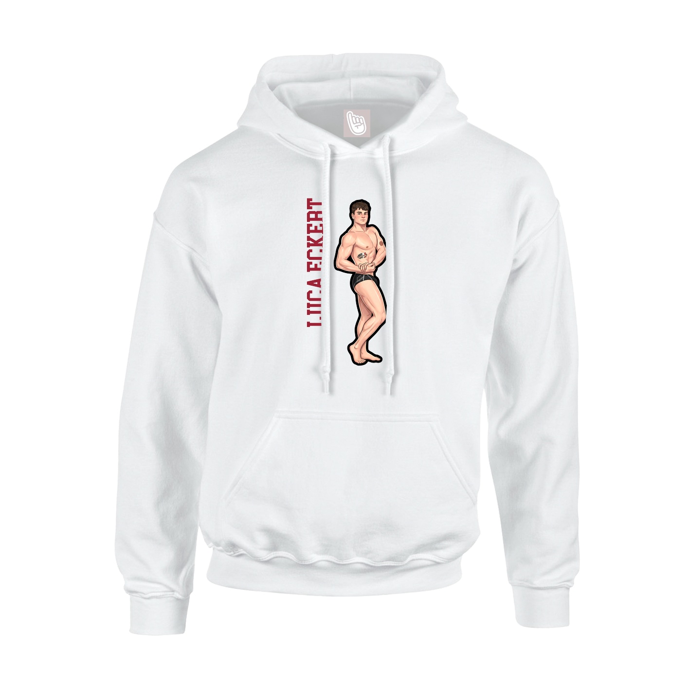 Hoodie — Classic in White