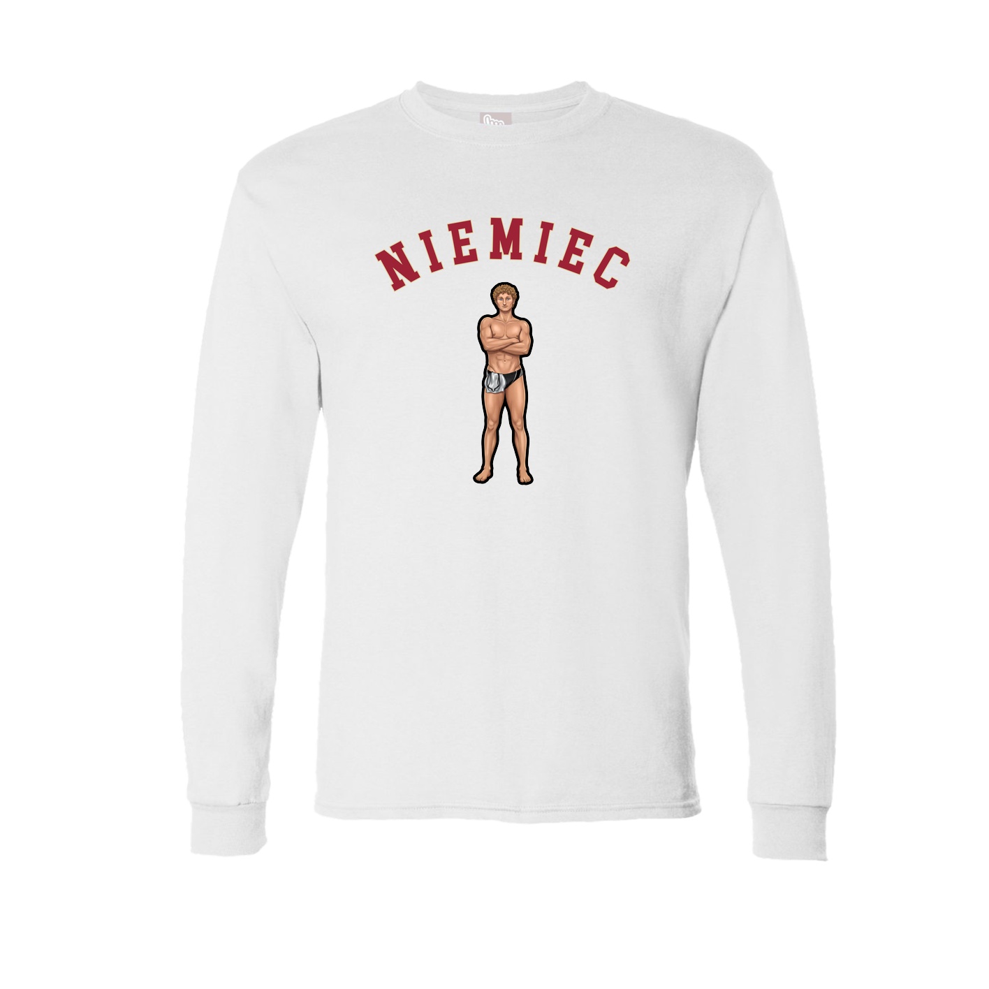 Long Sleeve Tee — Shirsey Arch in White