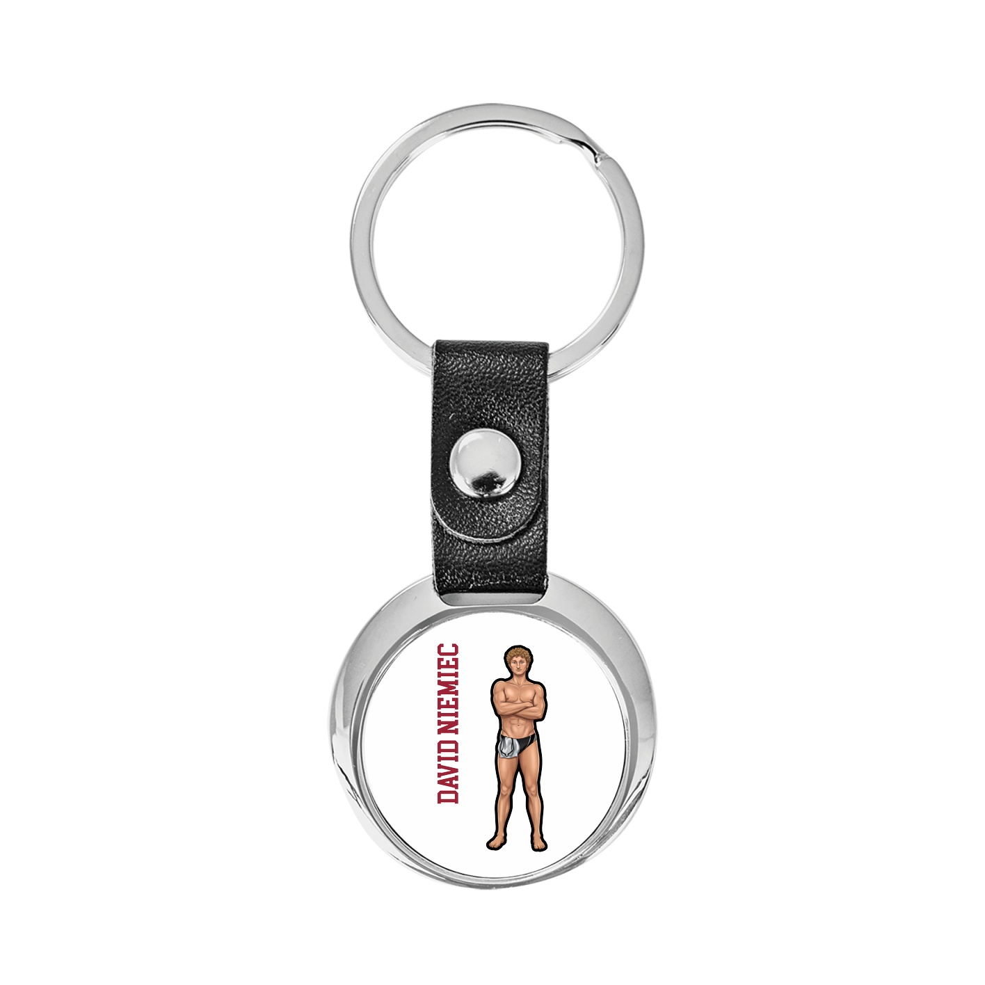 Key Chain — Name Vertical in Classic