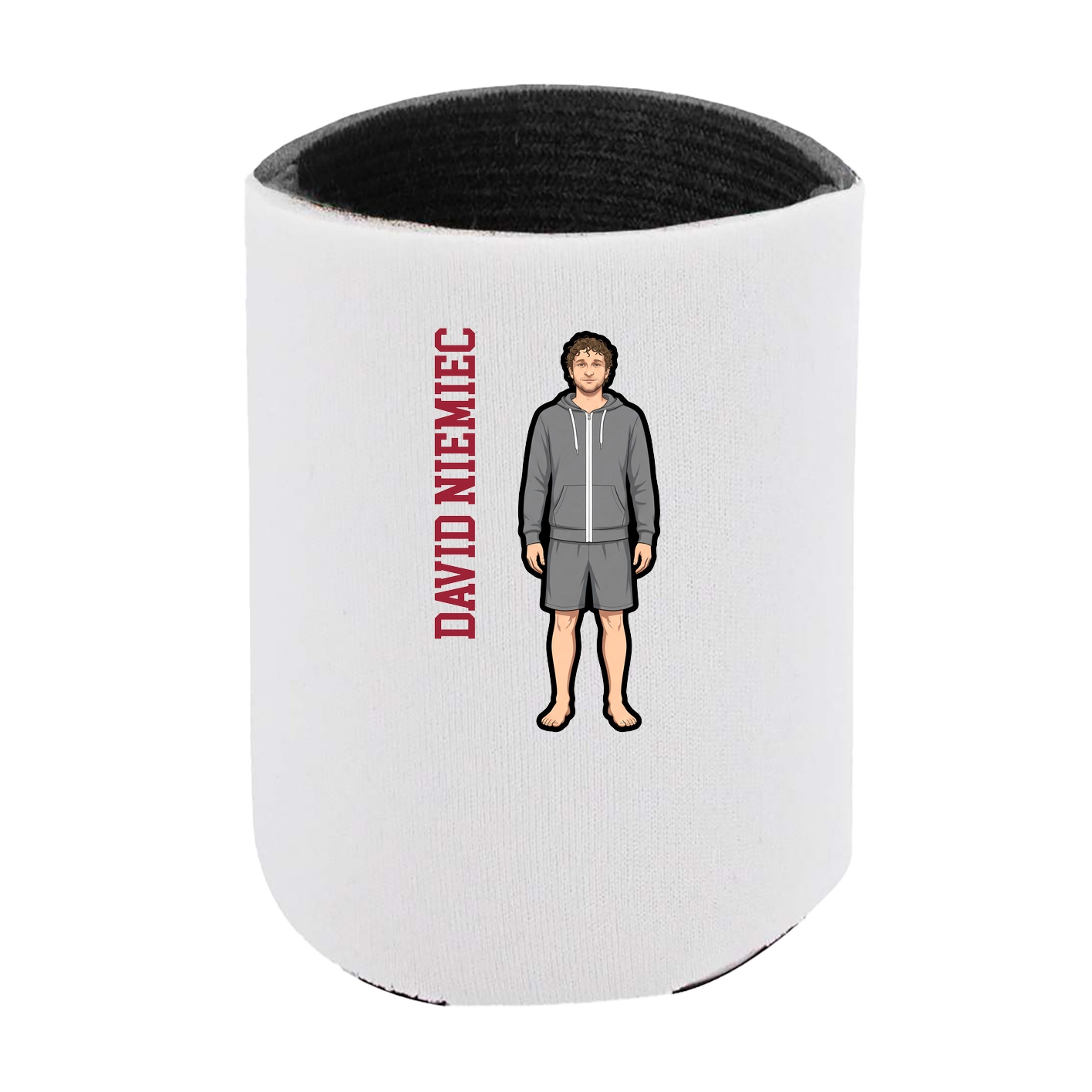 Can Holder — Name Vertical in White