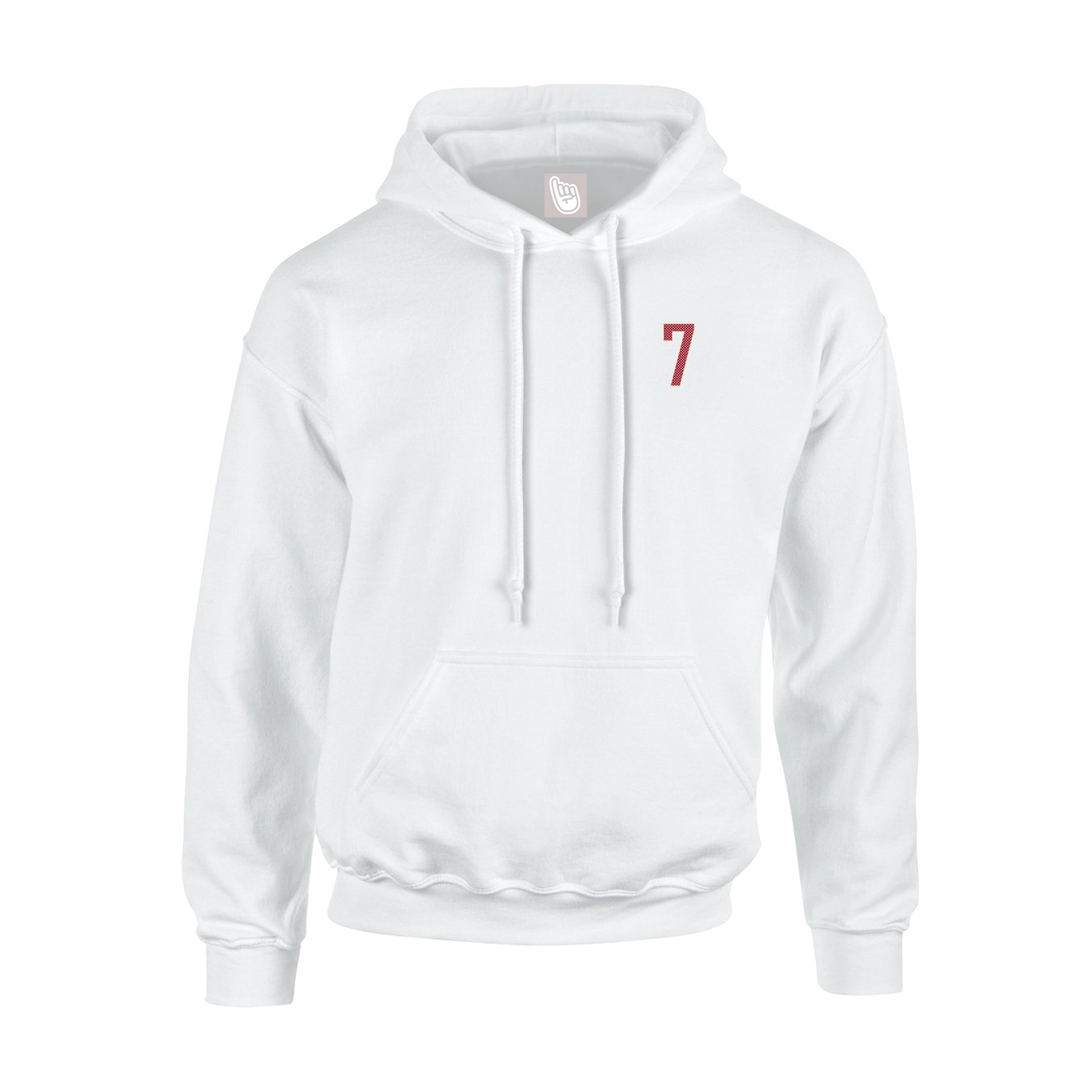 Youth Hoodie — Front Shirsy in White