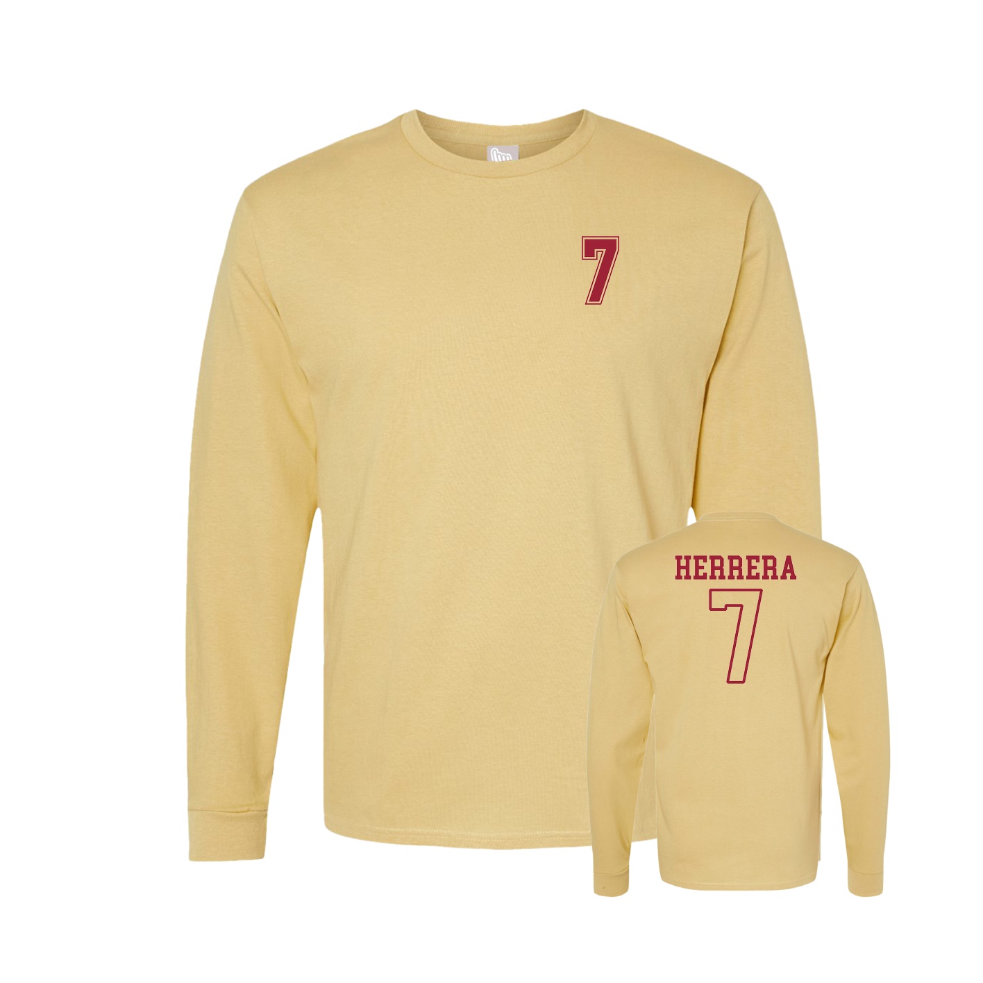 Long Sleeve Tee — Chest Back in Vegas Gold