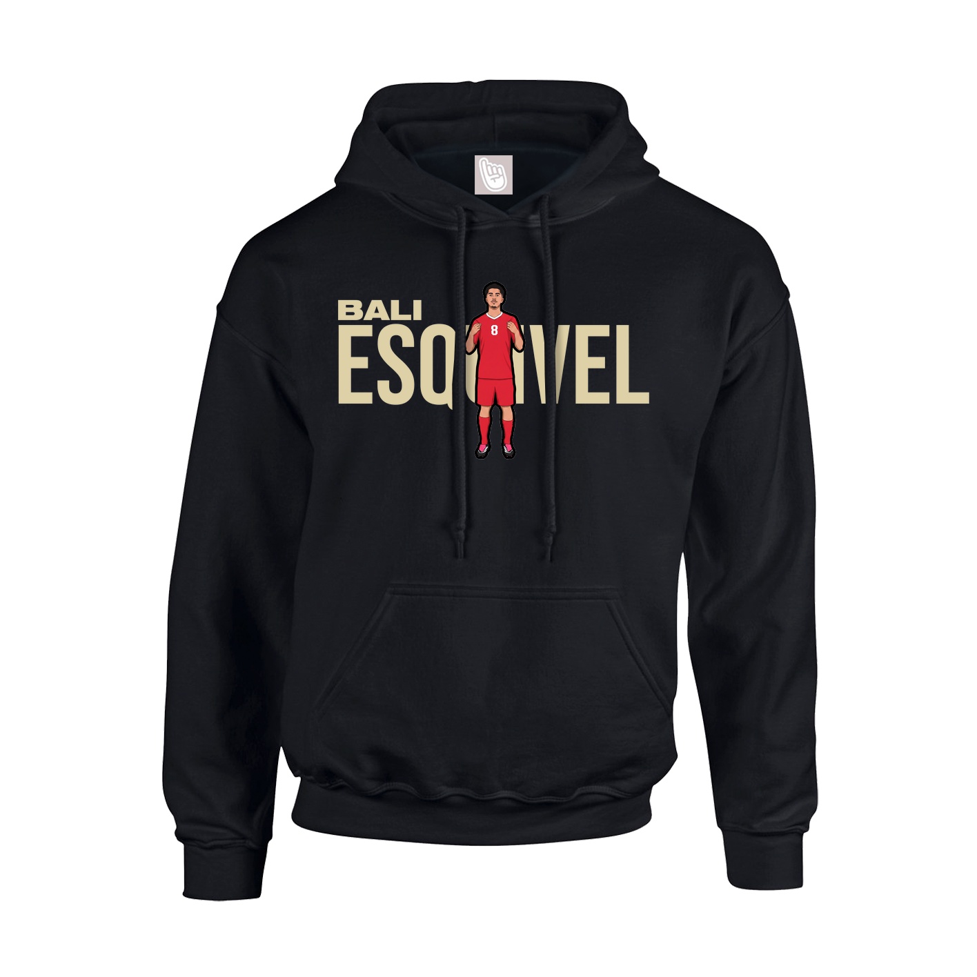 Hoodie — Player Name in Black