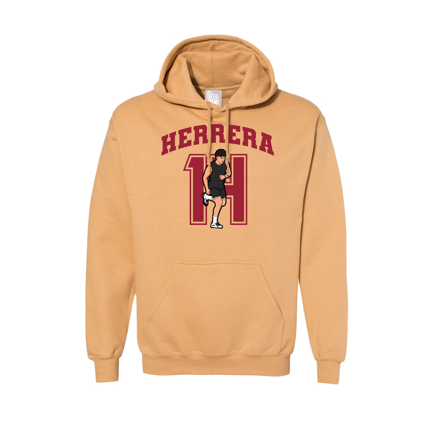 Hoodie — Number in Vegas Gold