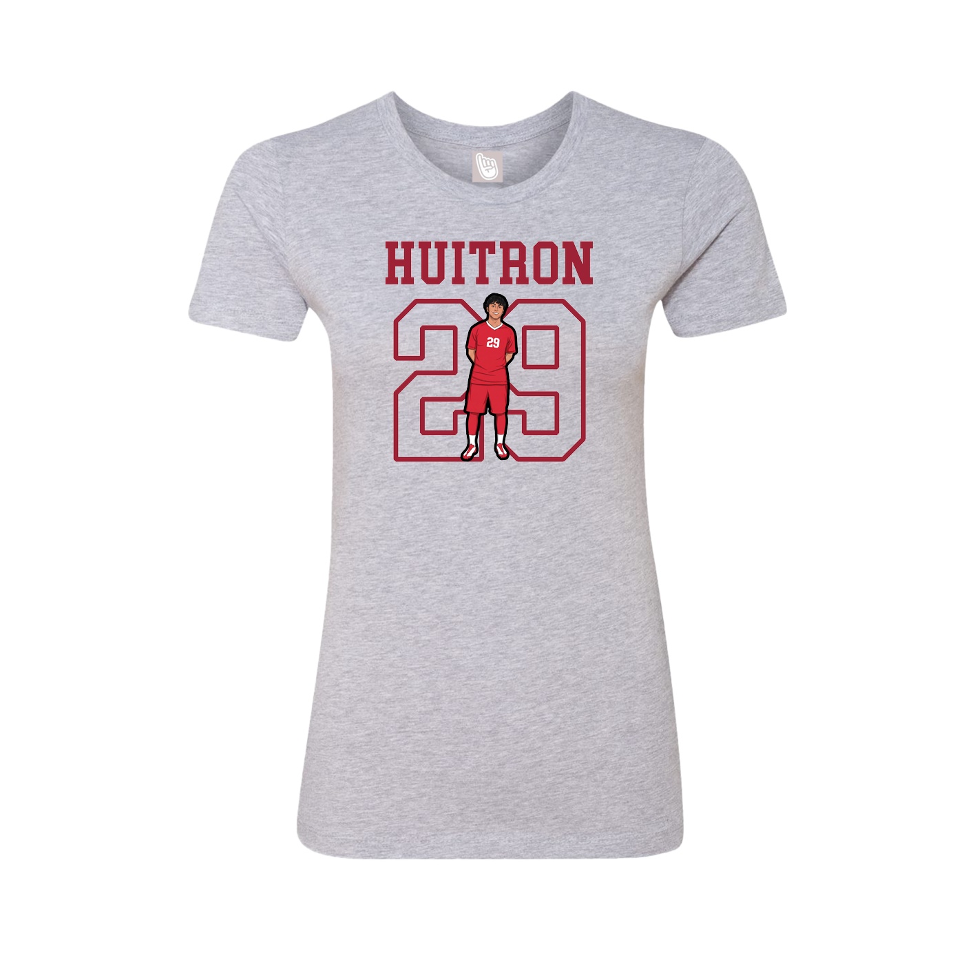 Fitted Women's Tee — Shirsey in Grey