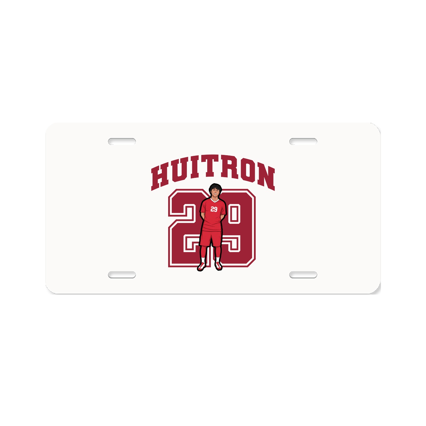License Plate — Number in Classic