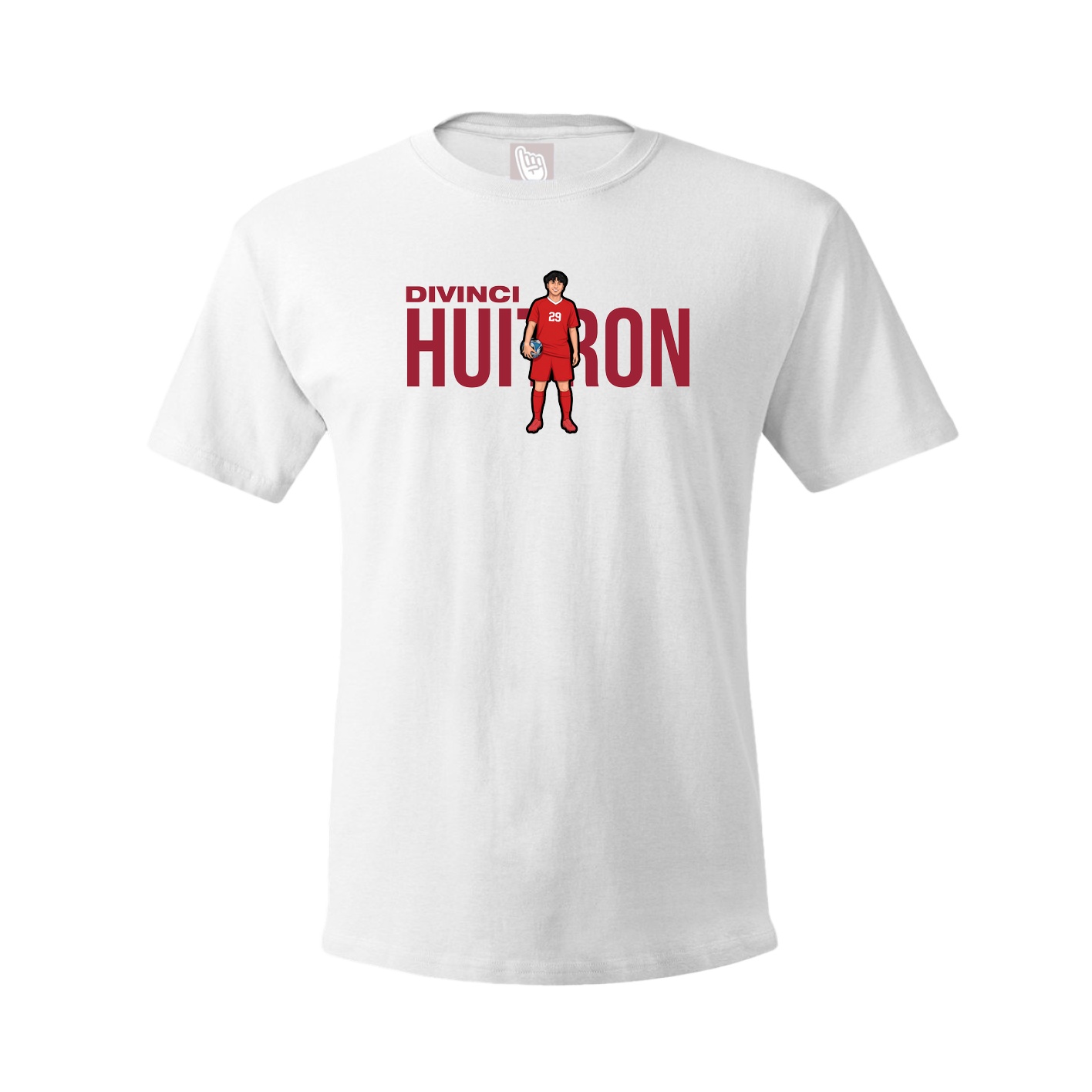 Youth Tee — Player Name in White