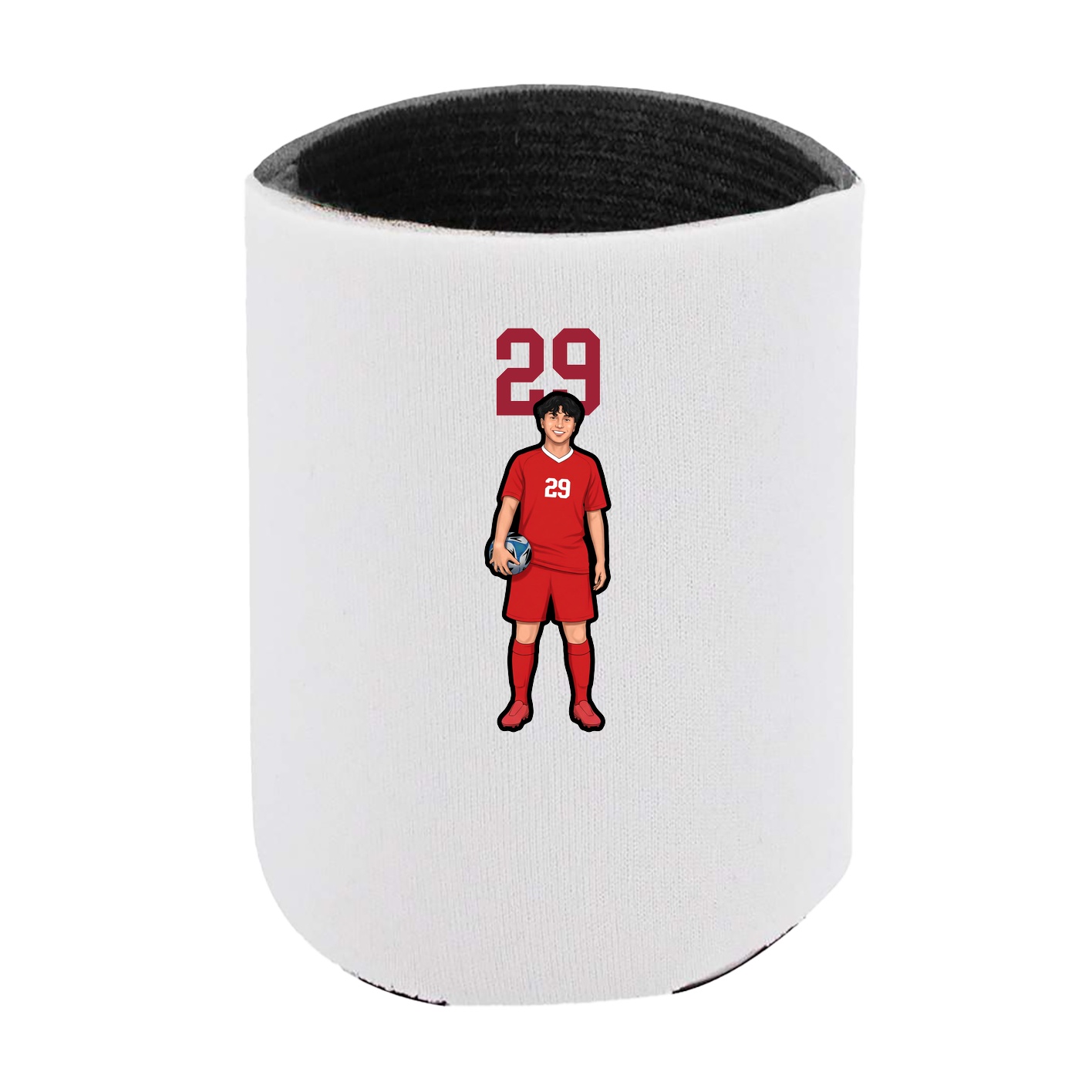 Can Holder — Number Top in White