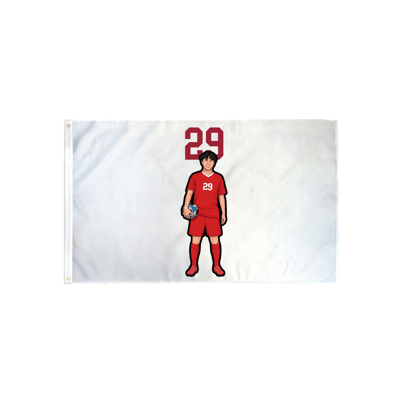 3x5 Flag — Number Top in Classic