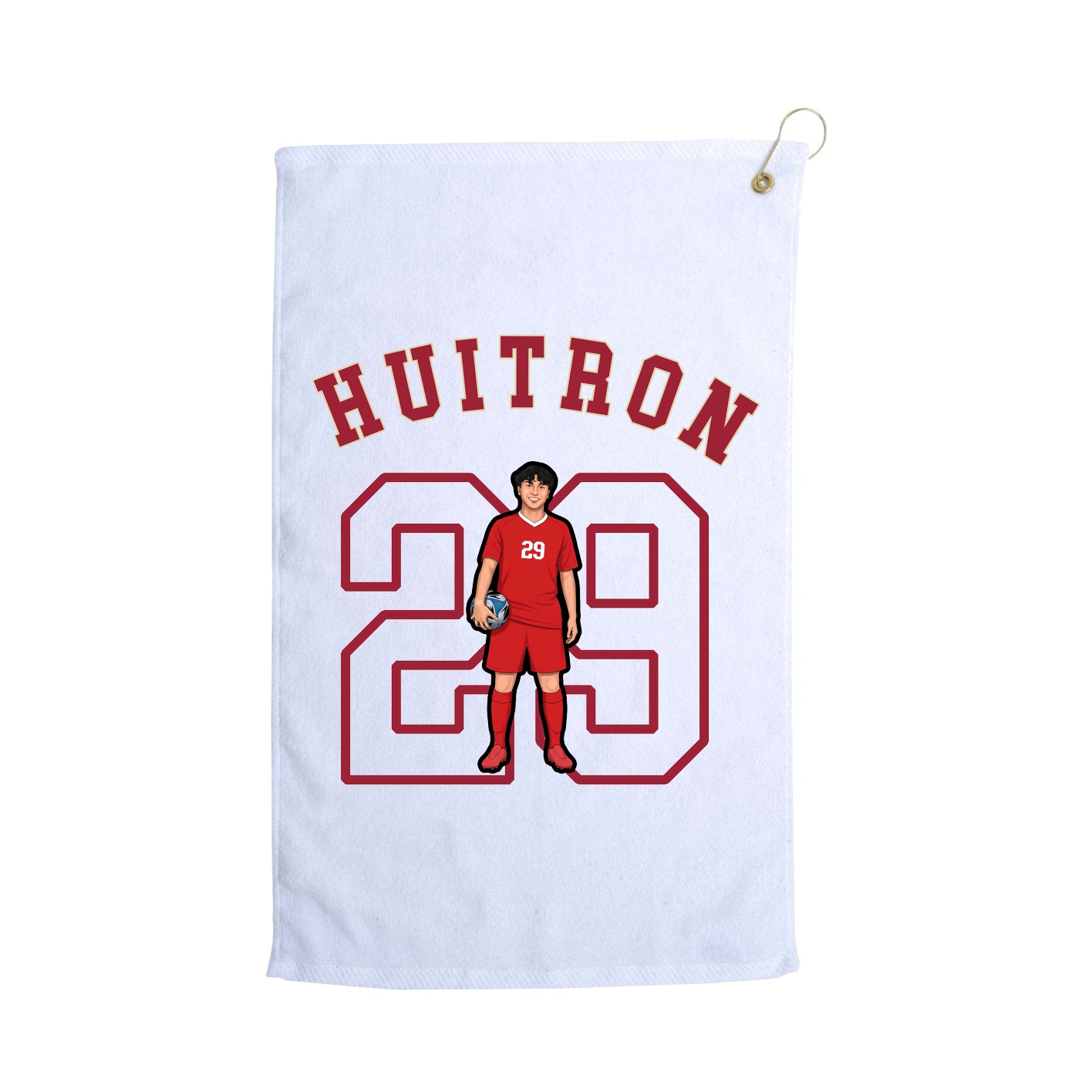 Golf Towel — Shirsey Arch in White
