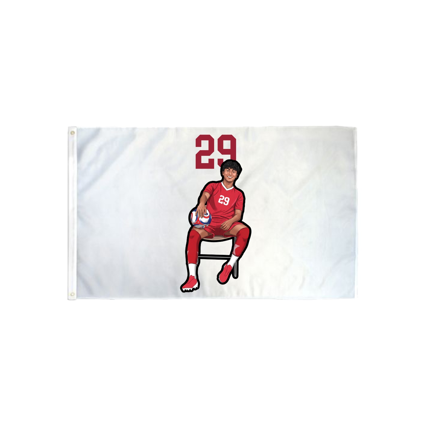 3x5 Flag — Number Top in Classic