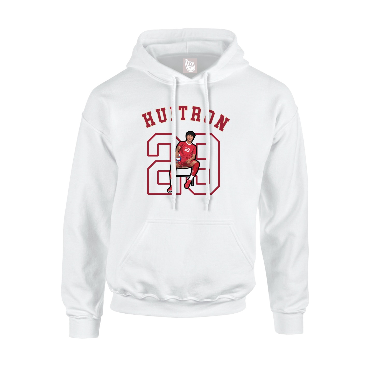 Hoodie — Shirsey Arch in White