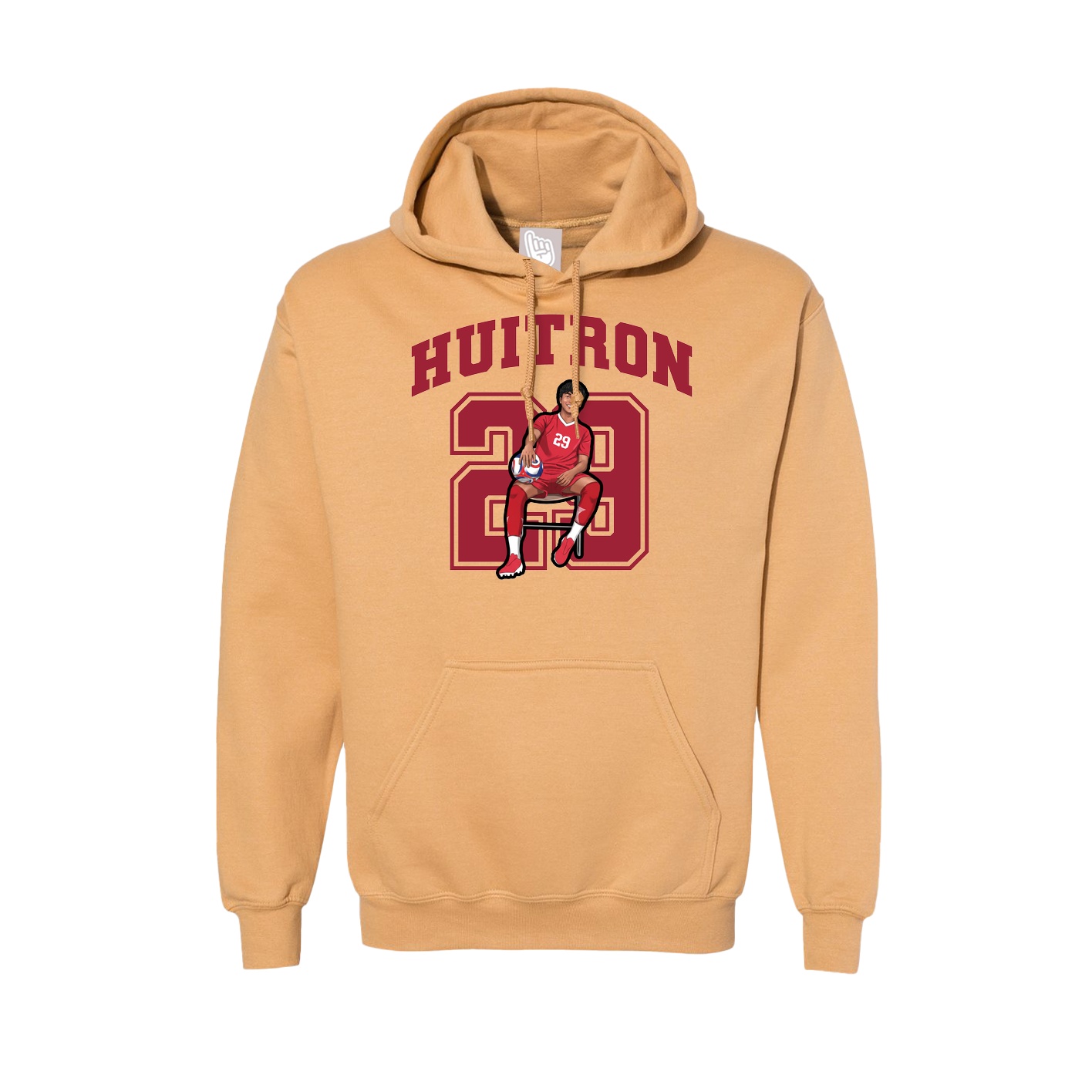 Hoodie — Number in Vegas Gold