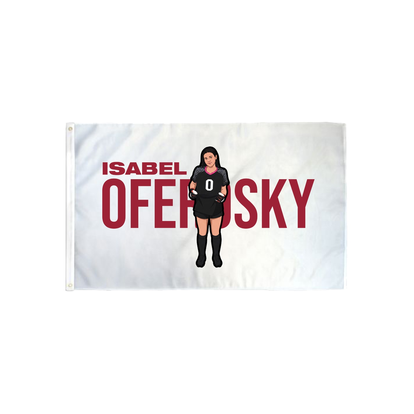 3x5 Flag — Player Name in Classic