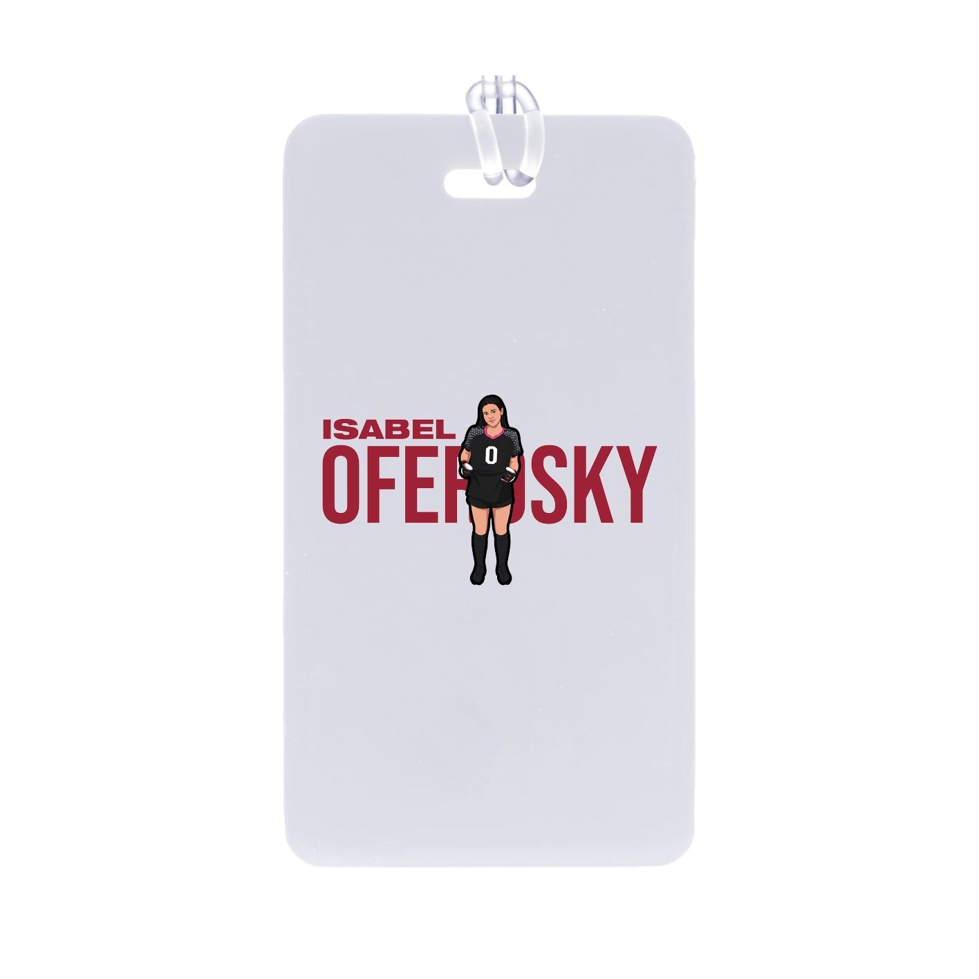 Bag Tag — Player Name in Classic
