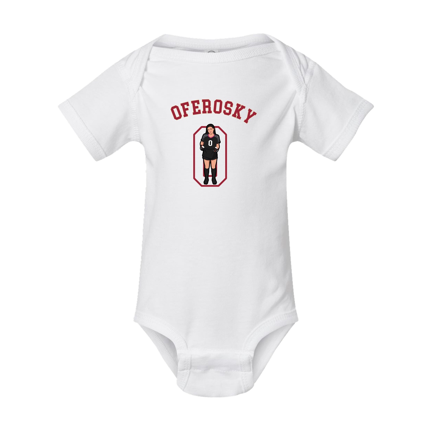Baby Onesie — Shirsey Arch in White