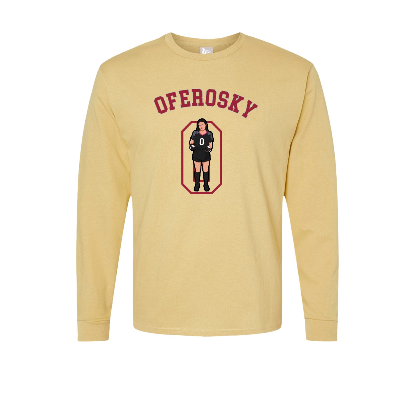 Long Sleeve Tee — Shirsey Arch in Vegas Gold