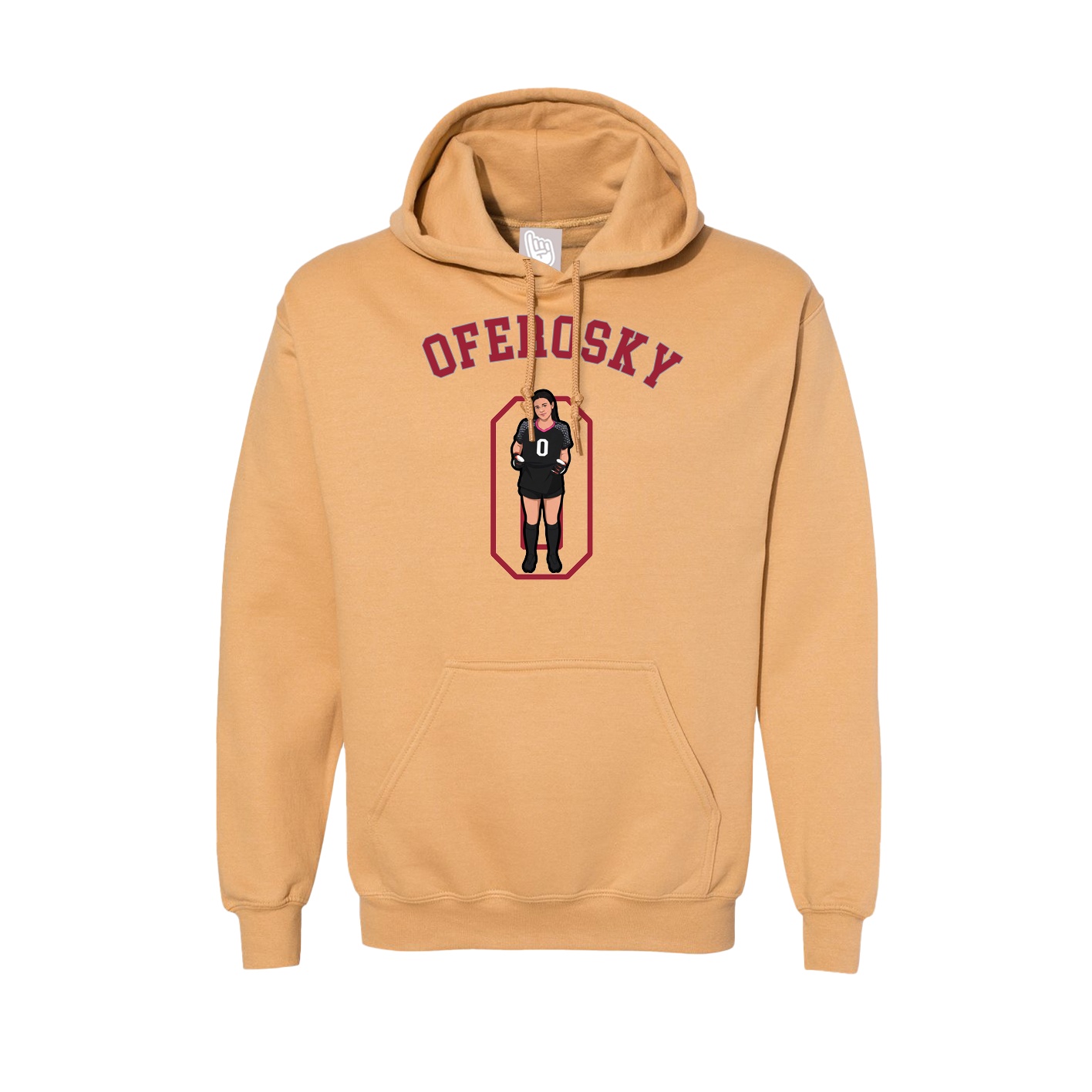 Hoodie — Shirsey Arch in Vegas Gold