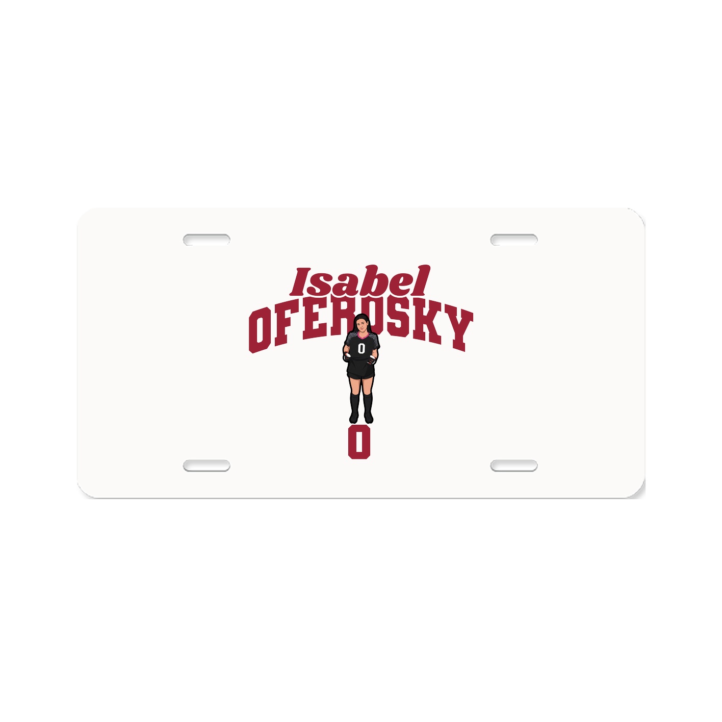 License Plate — Signature Arch in Classic