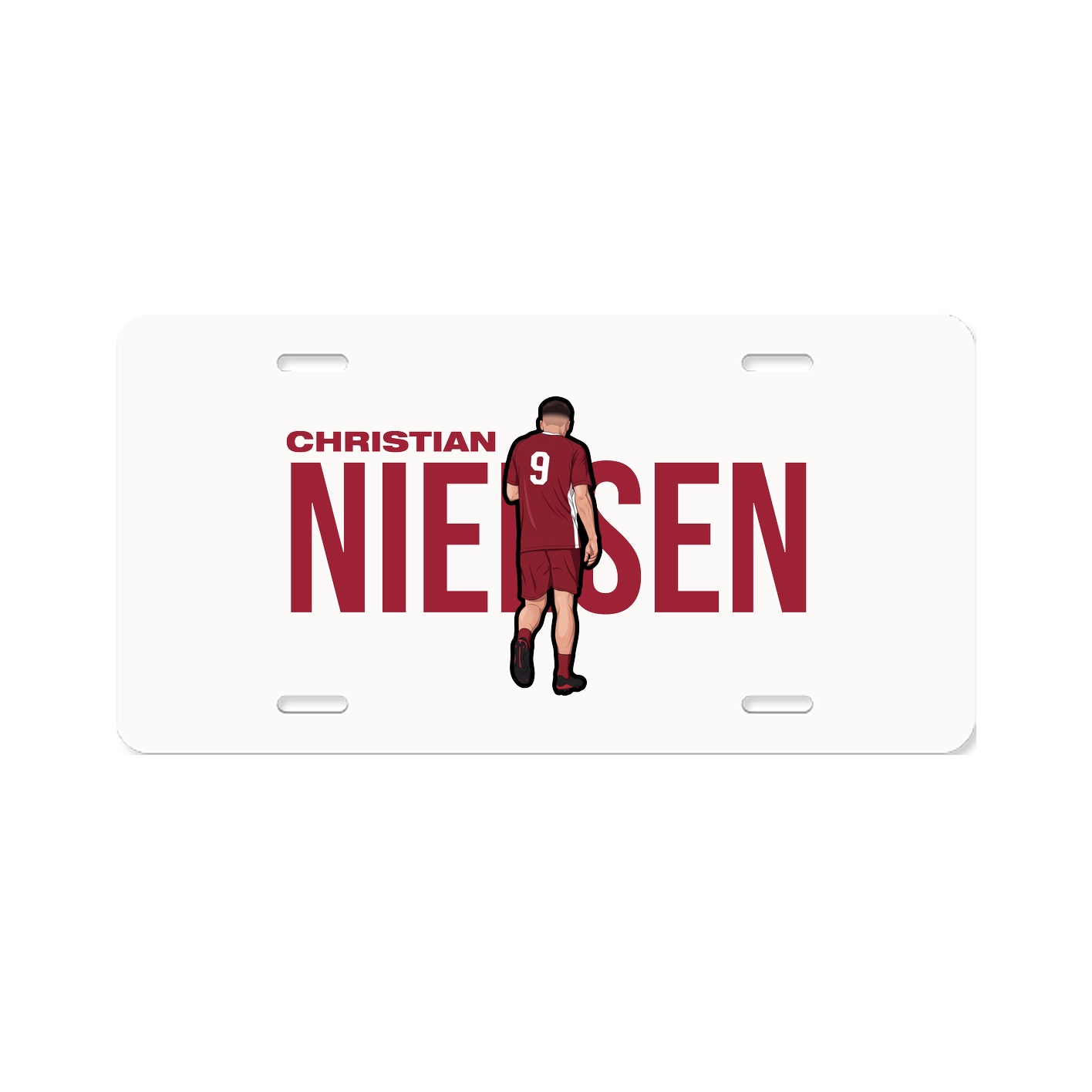License Plate — Player Name in Classic