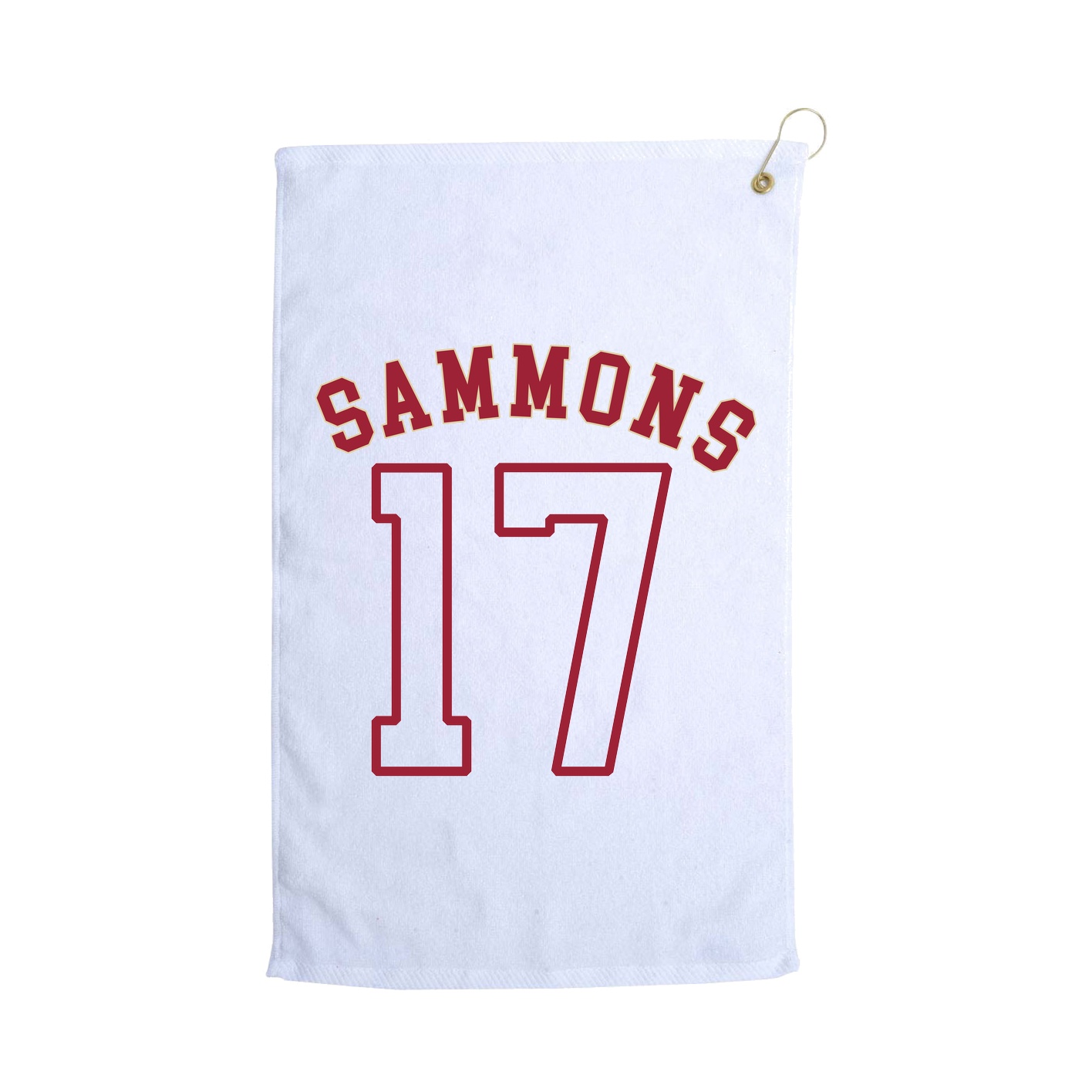 Golf Towel — Shirsey Arch in White