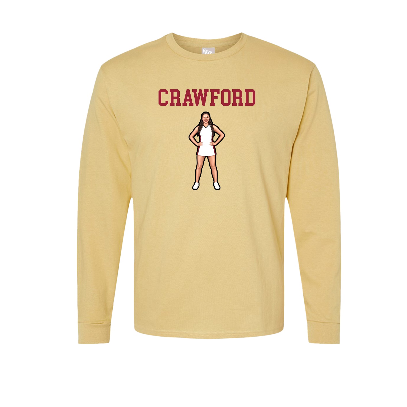 Long Sleeve Tee — Shirsey in Vegas Gold