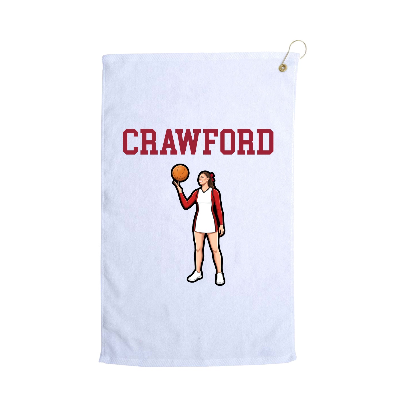 Golf Towel — Shirsey in White