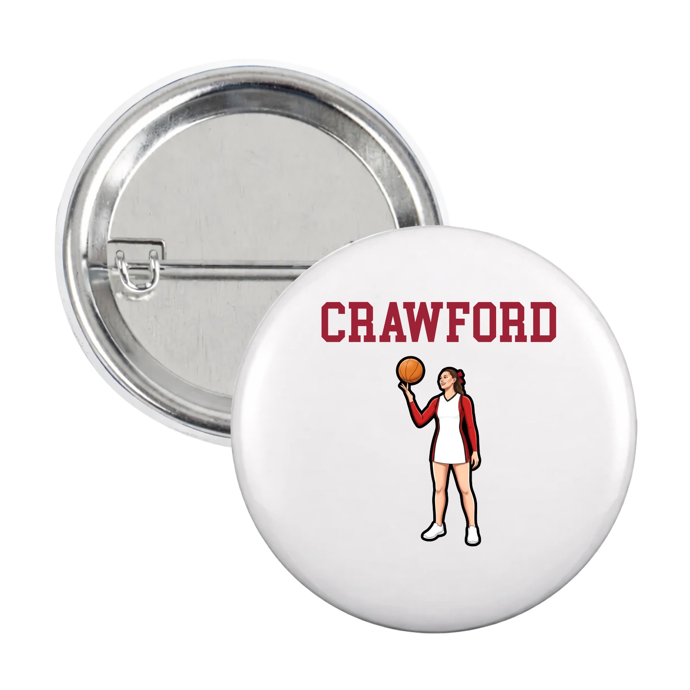 Game Day Button — Shirsey in White