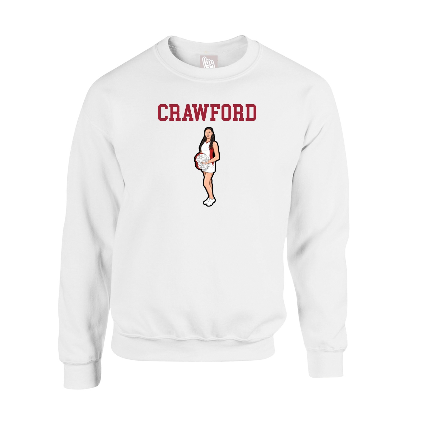 Fleece Crew — Shirsey in White