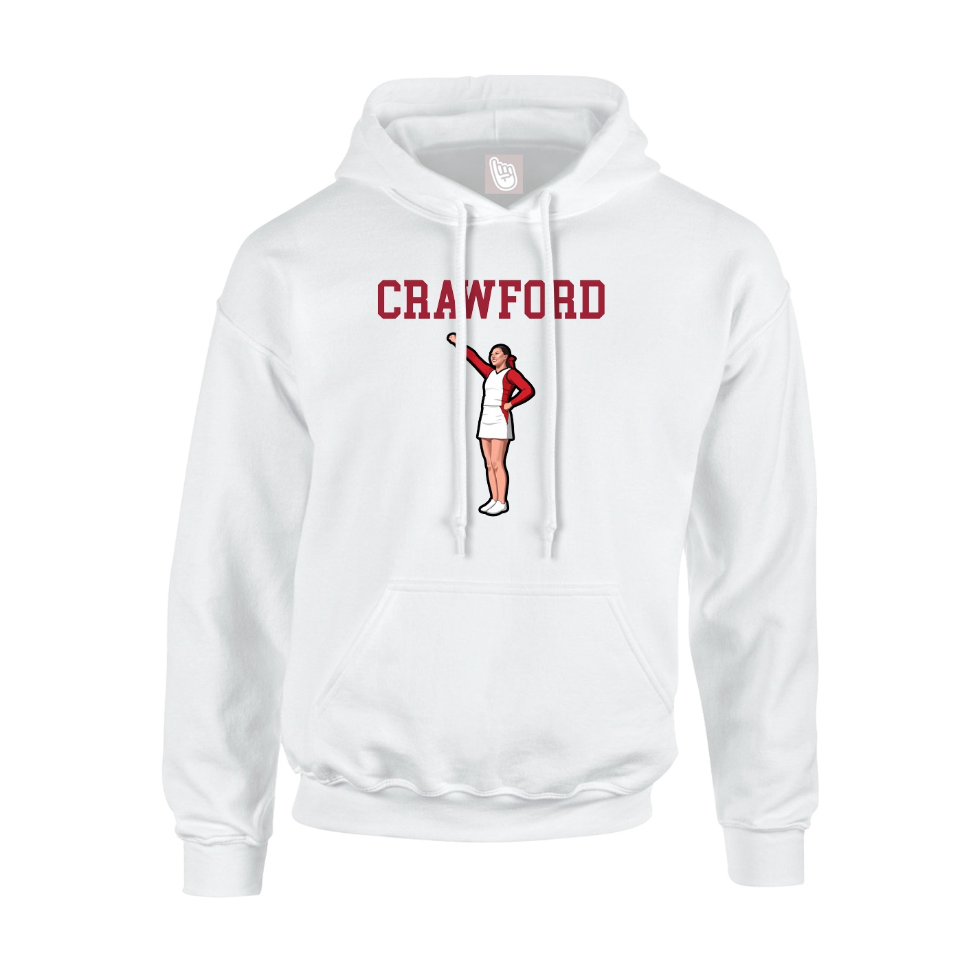 Hoodie — Shirsey in White