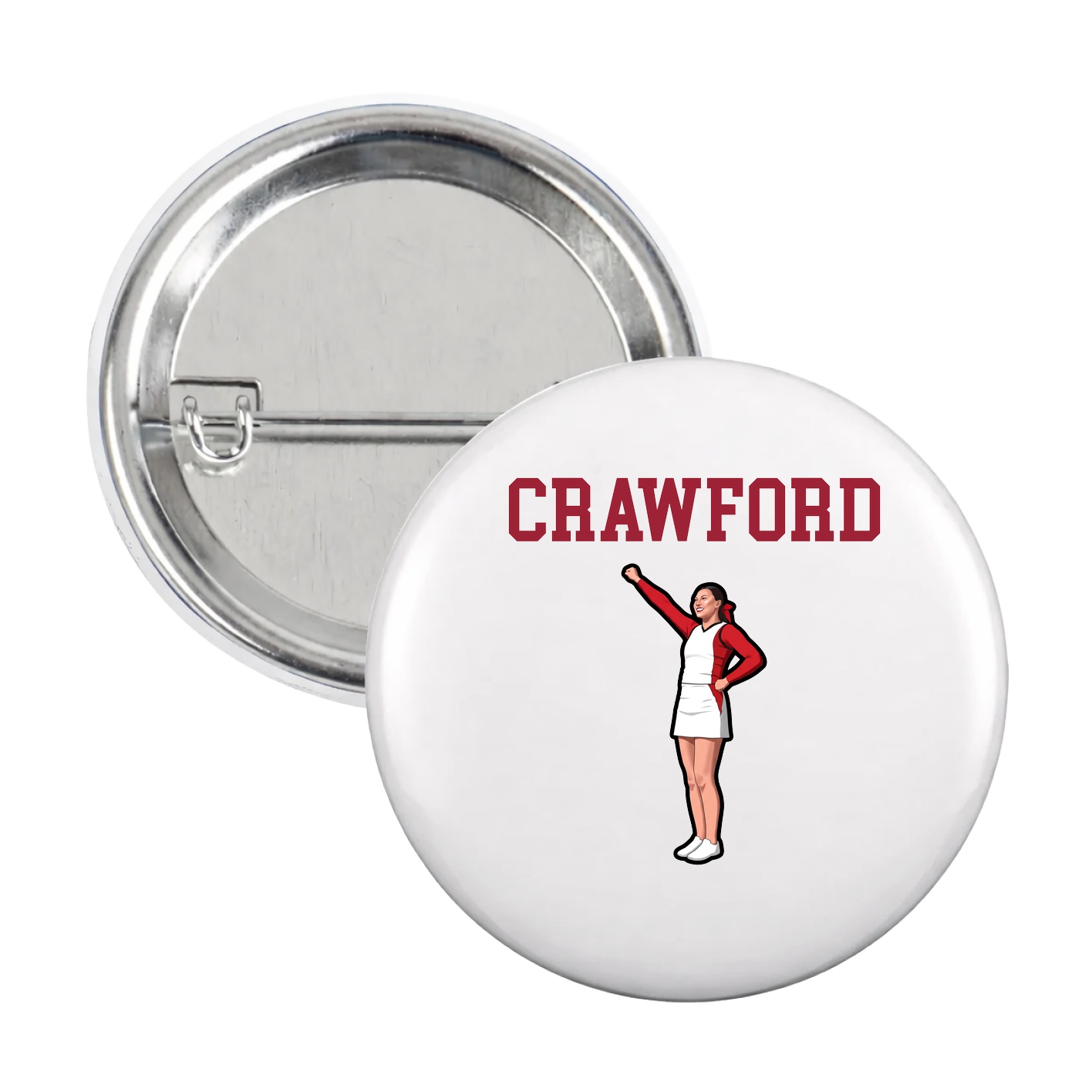 Game Day Button — Shirsey in White