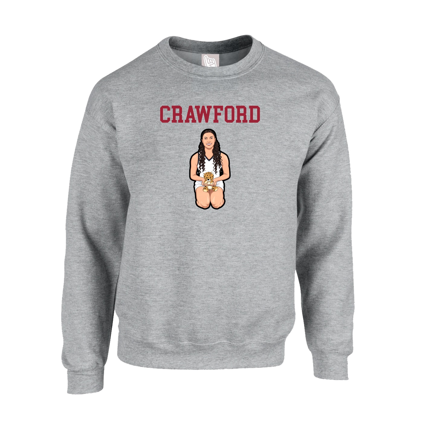 Fleece Crew — Shirsey in Grey