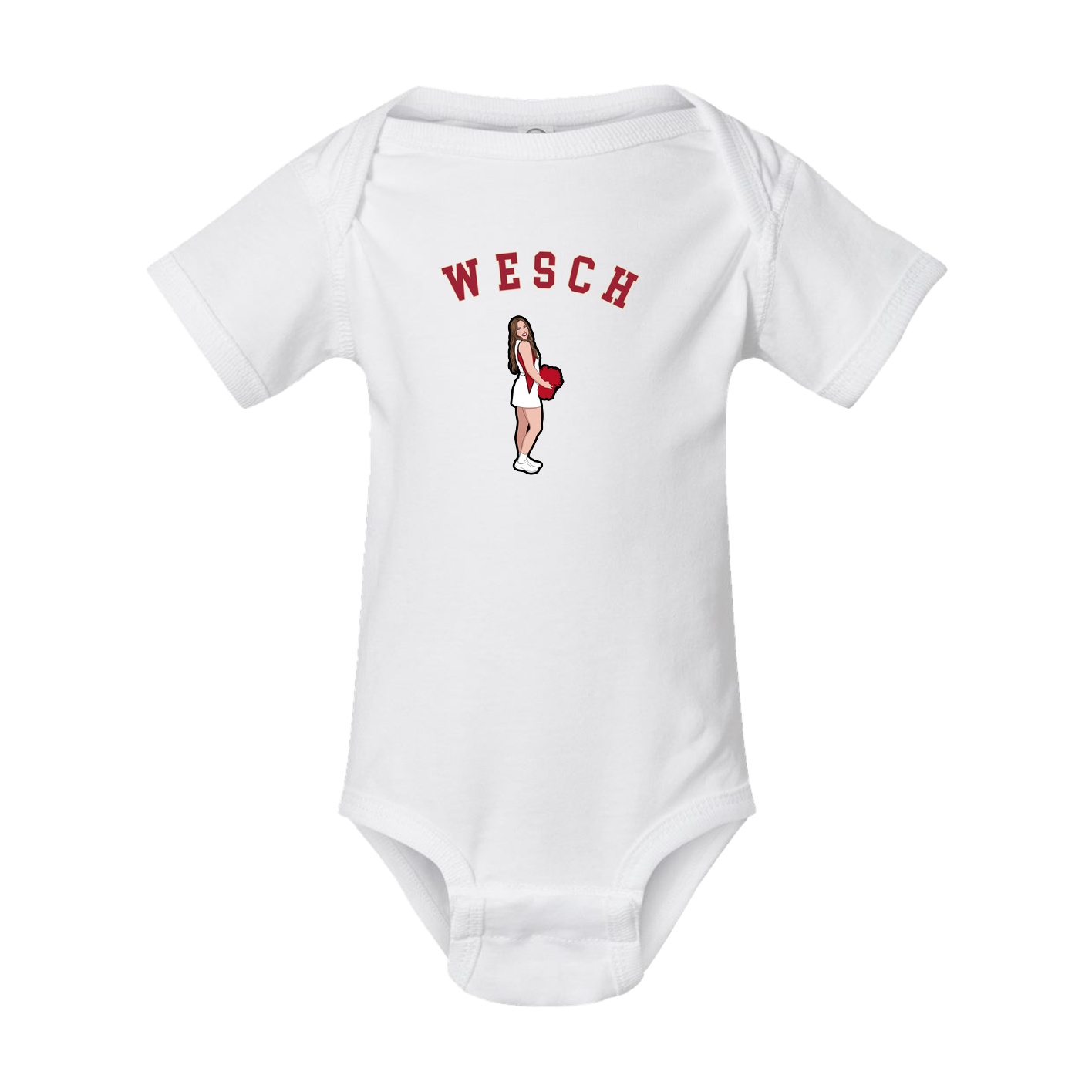 Baby Onesie — Shirsey Arch in White