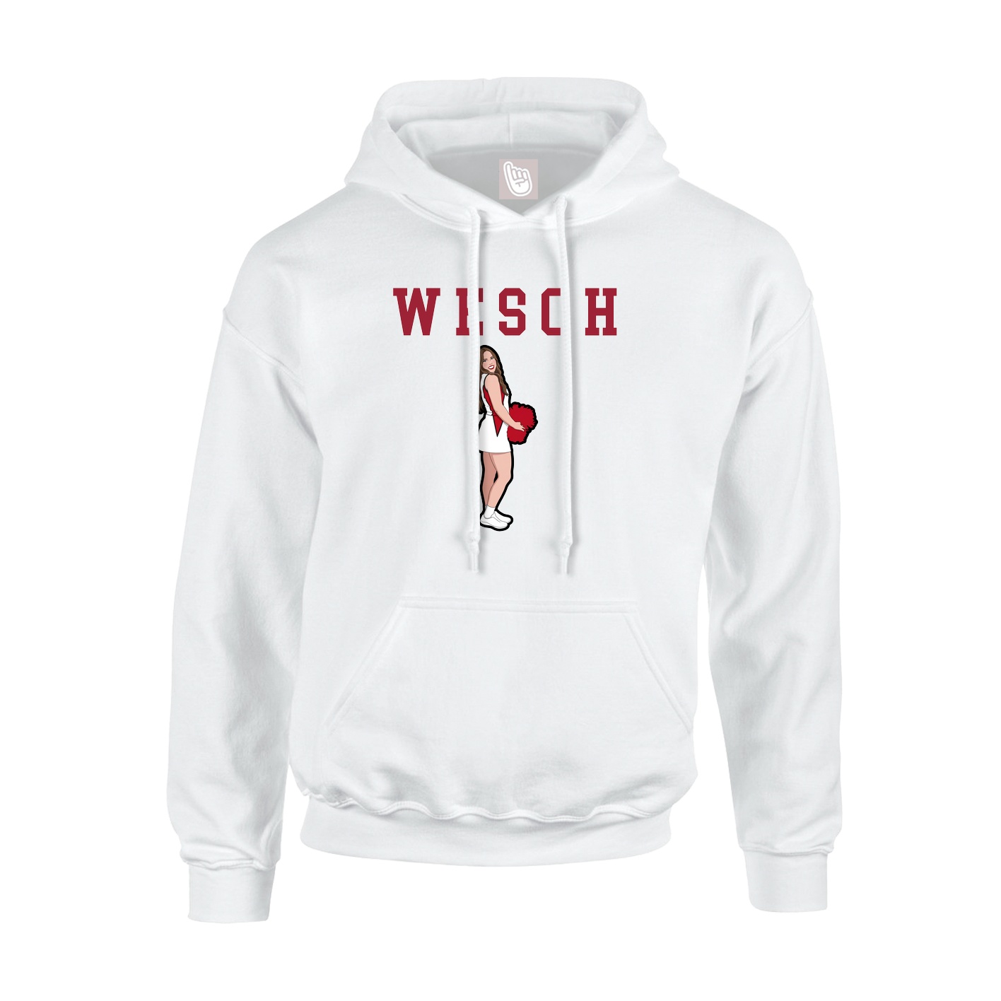 Youth Hoodie — Shirsey in White
