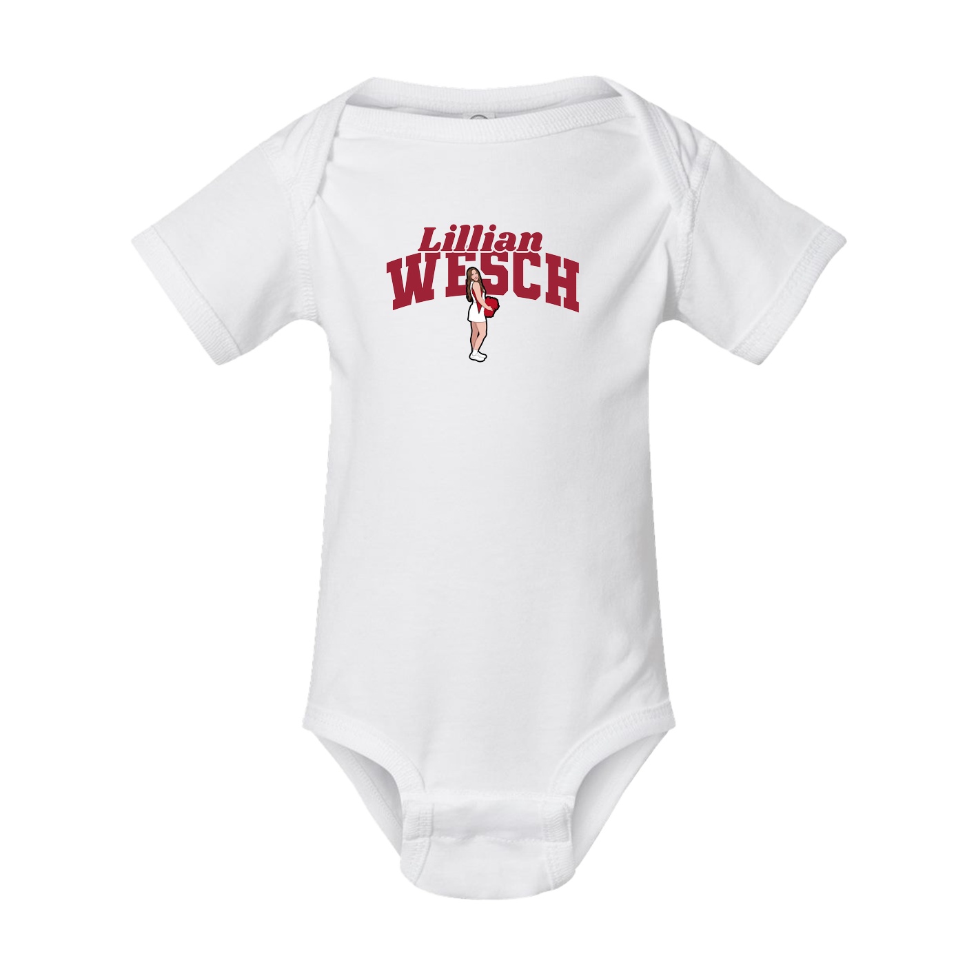 Baby Onesie — Signature Arch in White