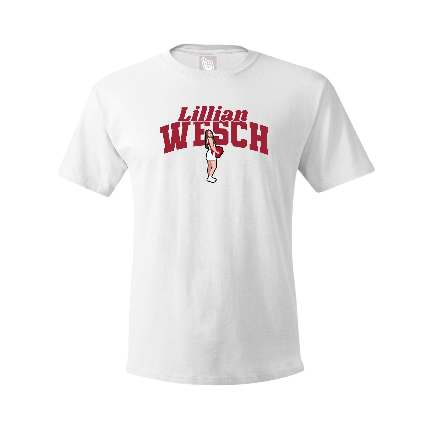 Youth Tee — Signature Arch in White