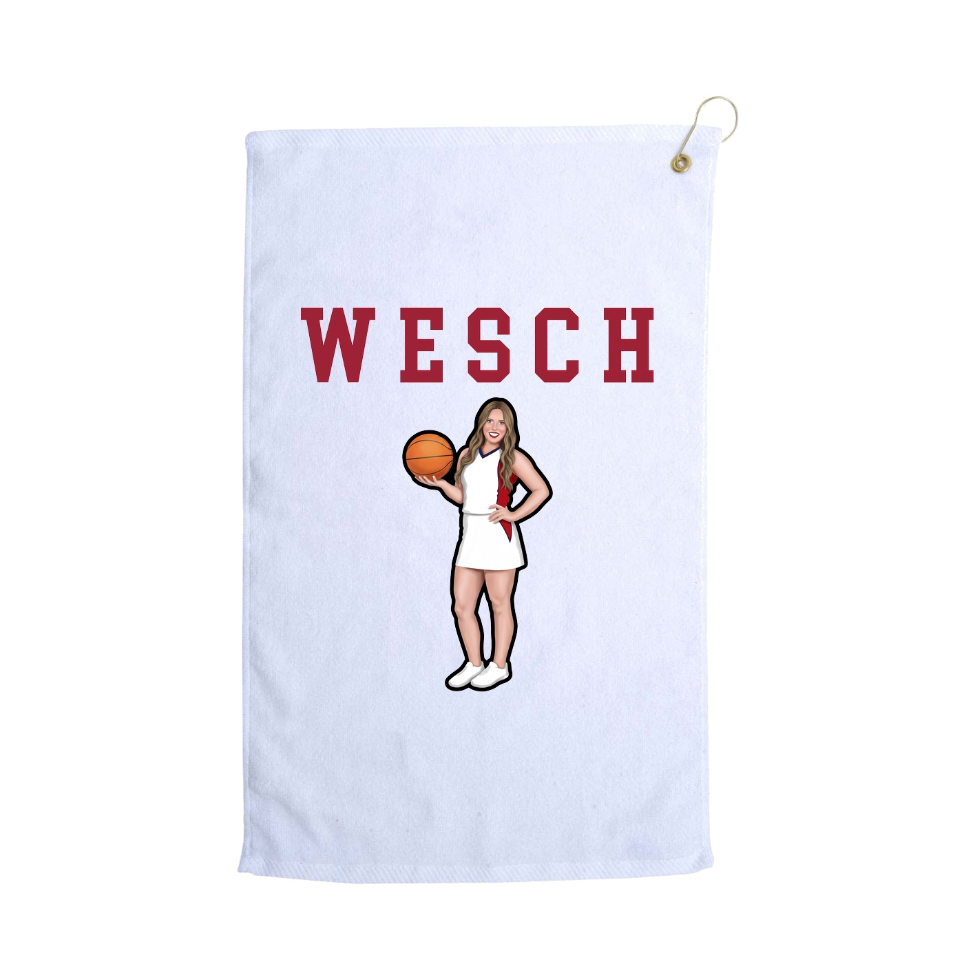 Golf Towel — Shirsey in White
