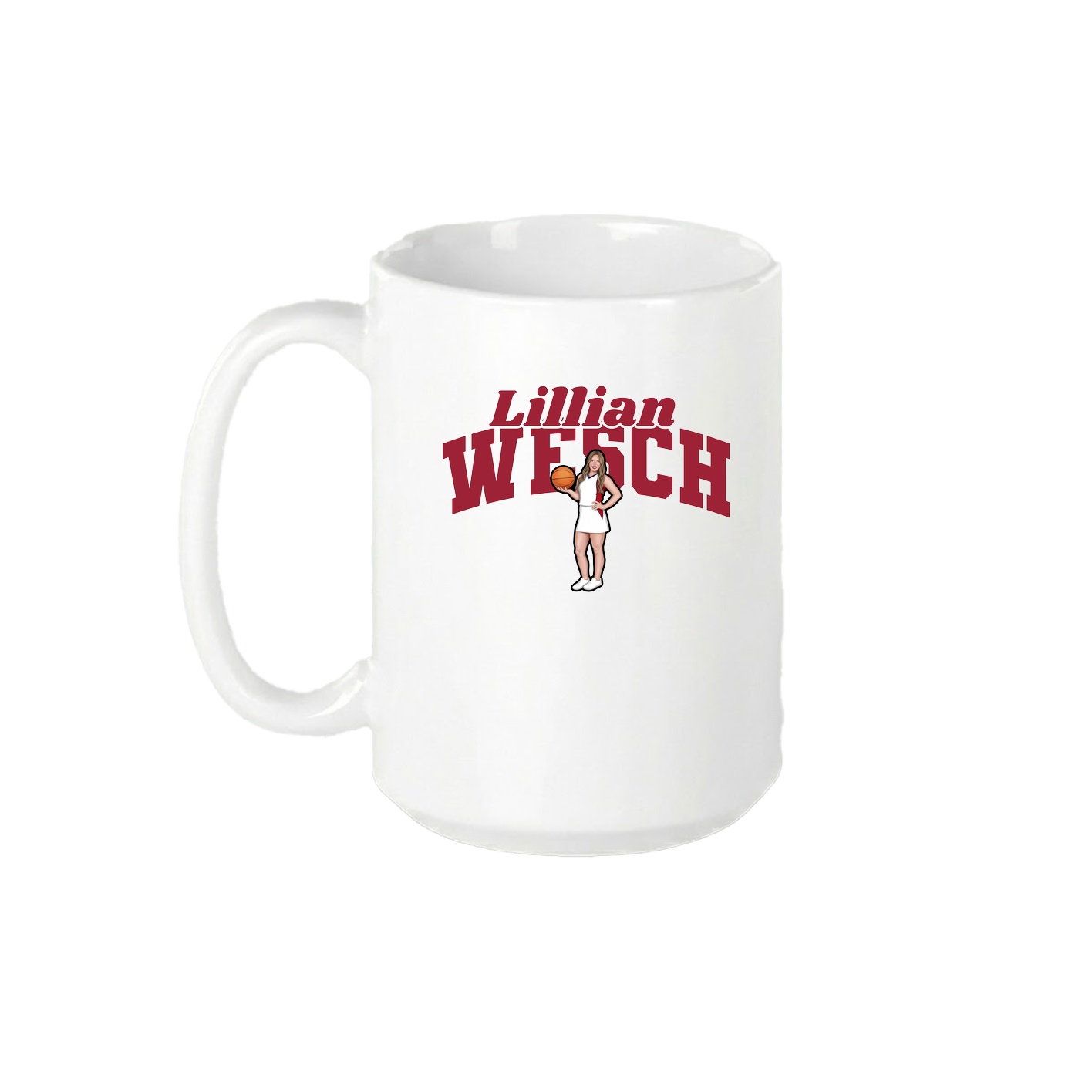 15oz Coffee Mug — Signature Arch in White