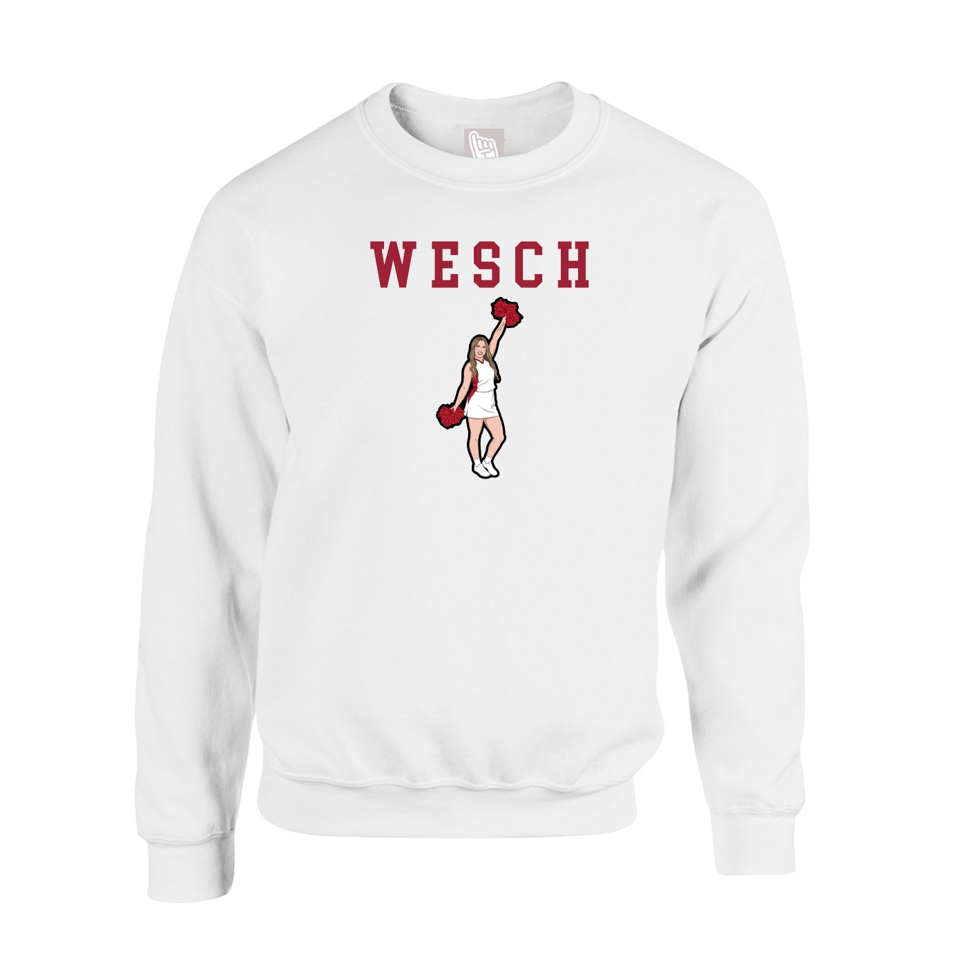 Fleece Crew — Shirsey in White