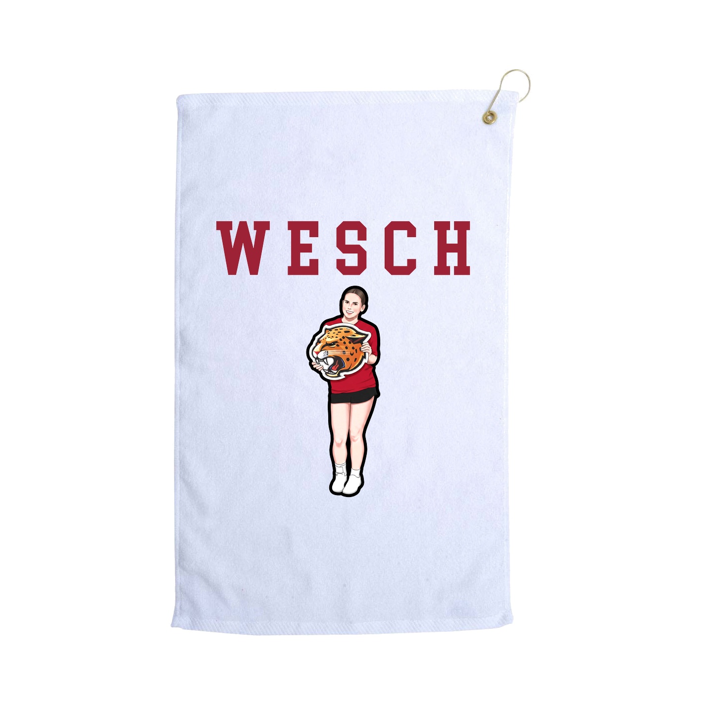 Golf Towel — Shirsey in White