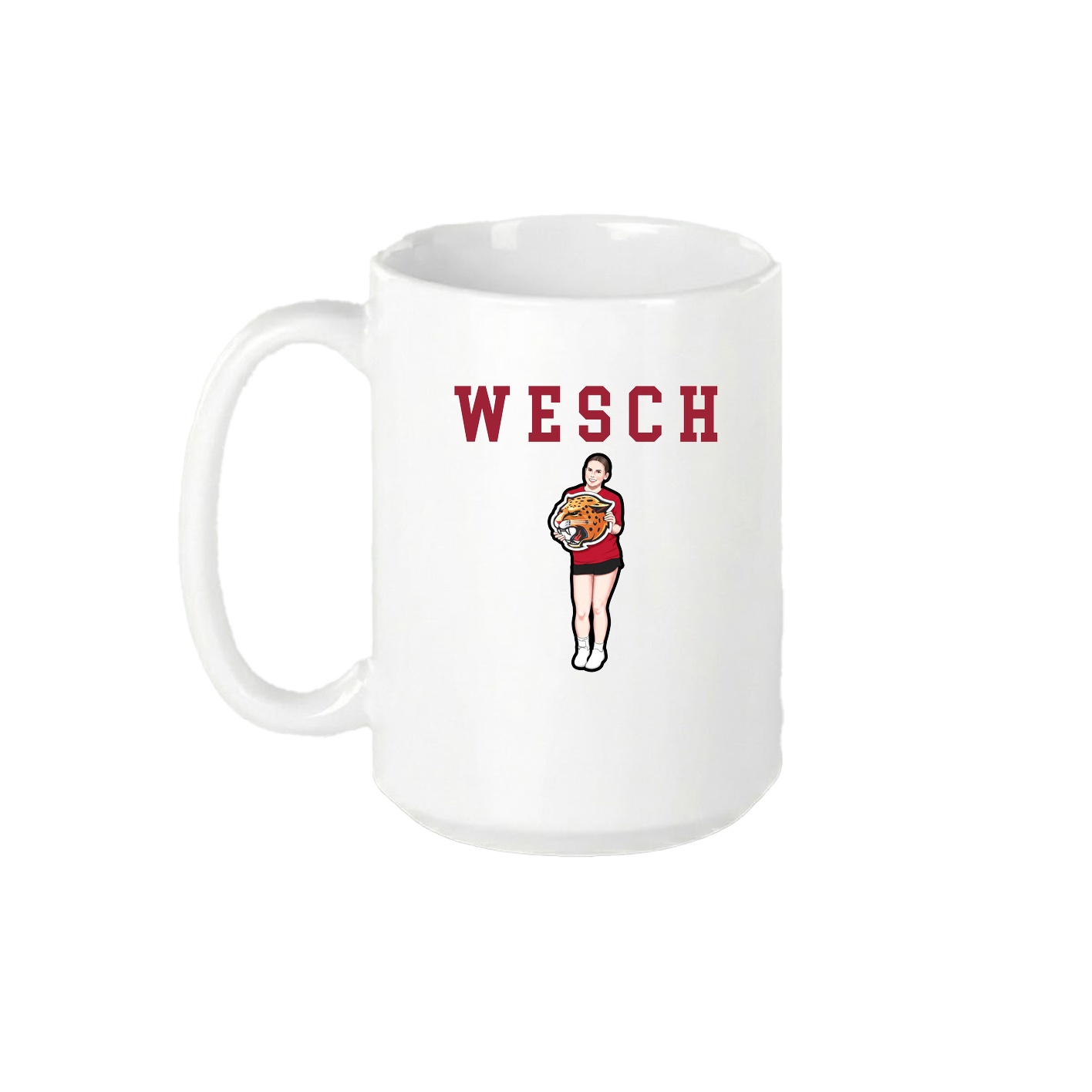 15oz Coffee Mug — Shirsey in White