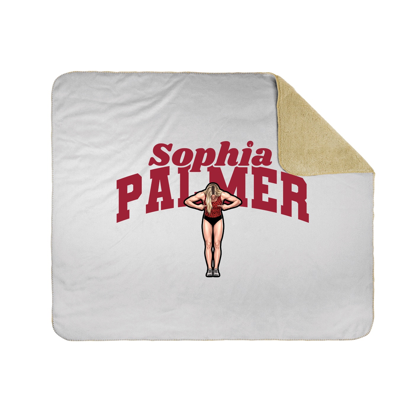 Throw Blanket — Signature Arch in White