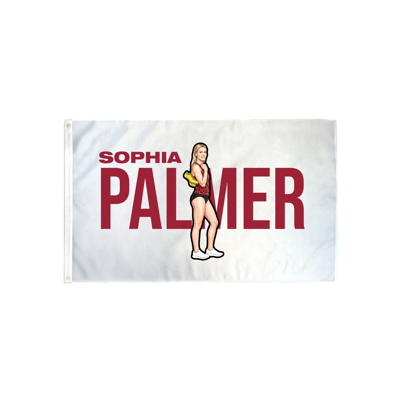 3x5 Flag — Player Name in Classic