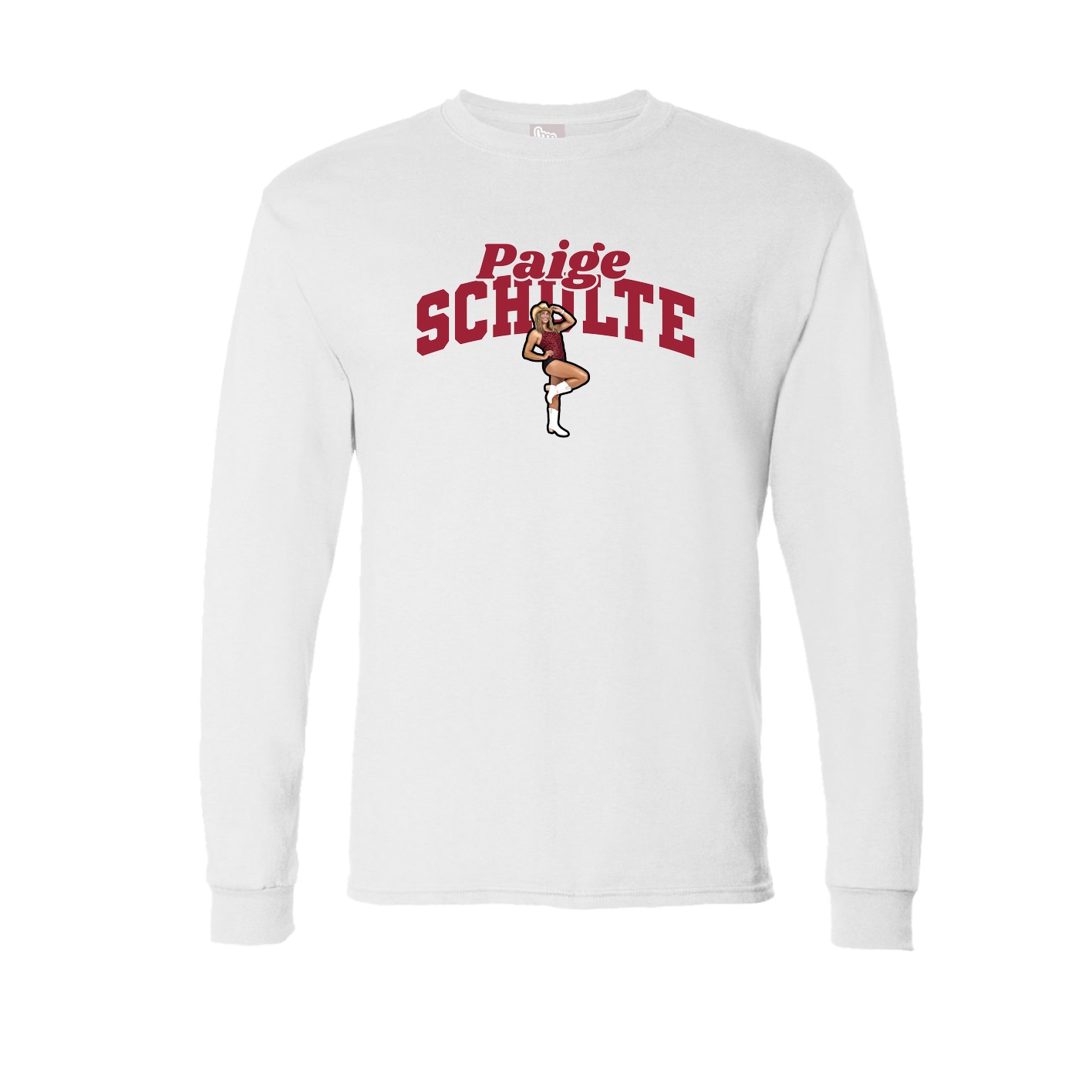 Long Sleeve Tee — Signature Arch in White